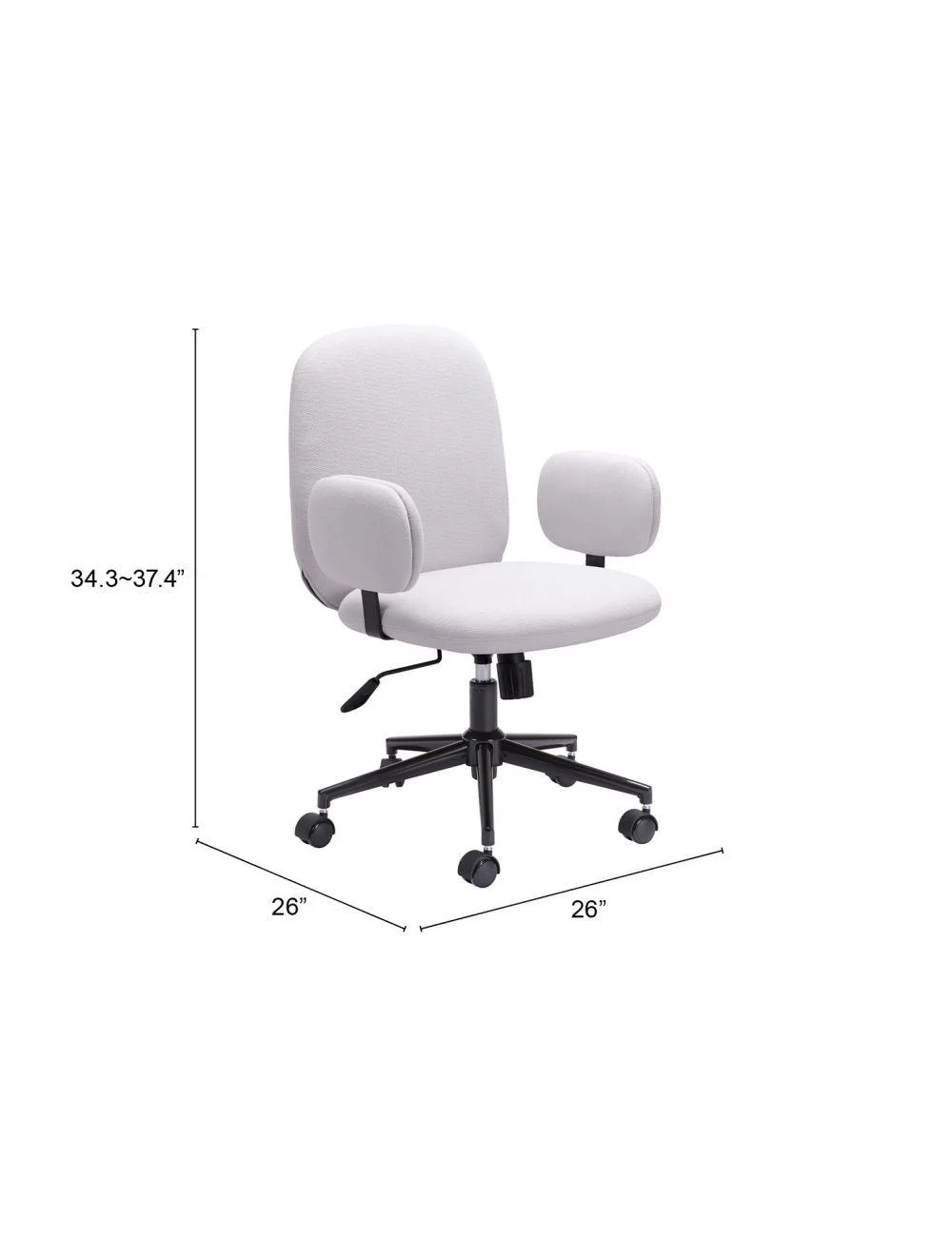 Lionel Office Chair Beige - Frankwebs