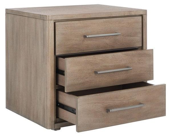 ROSEY 3 DRAWER WOOD NIGHTSTAND - Frankwebs