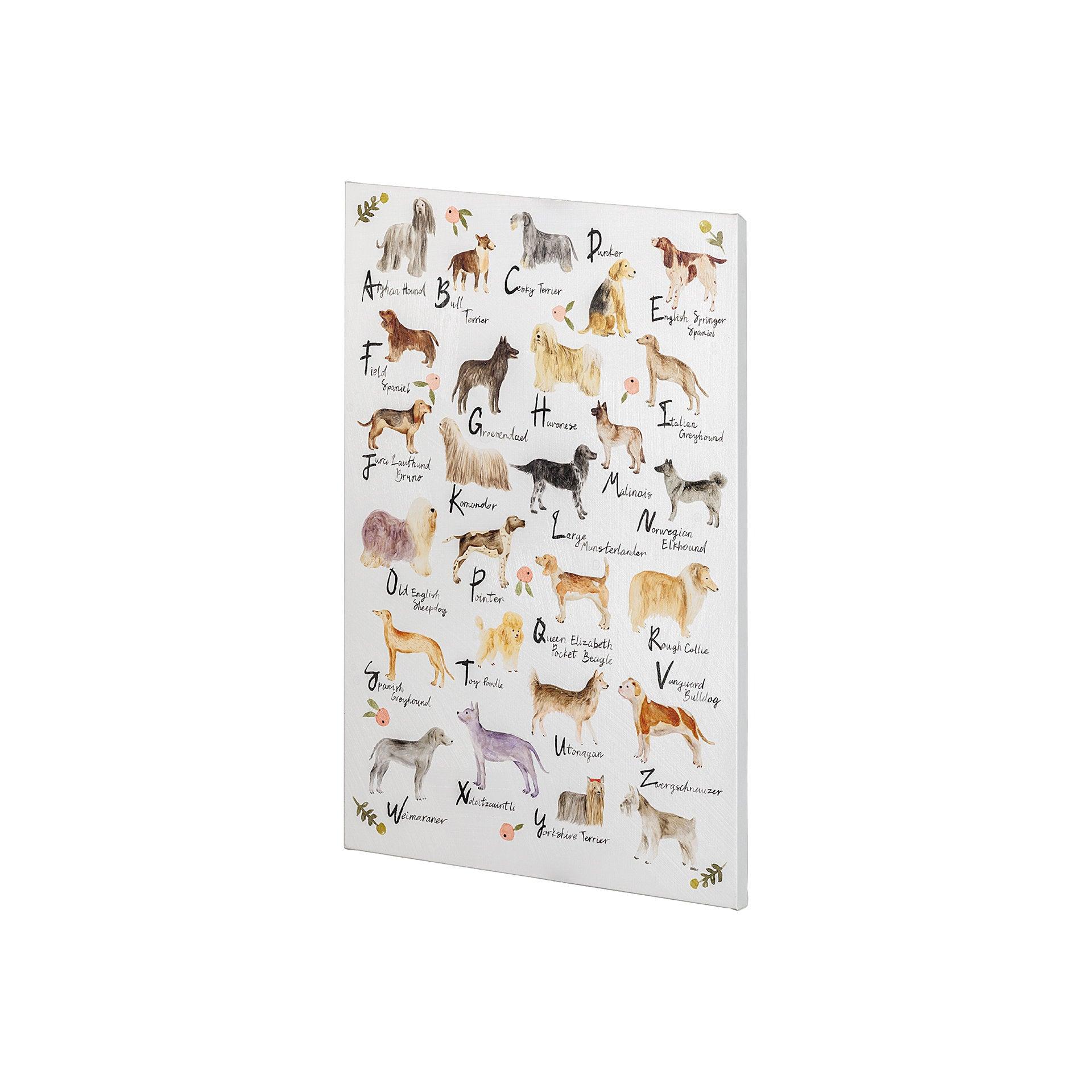 Dog Alphabet (24 x 36) - Frankwebs