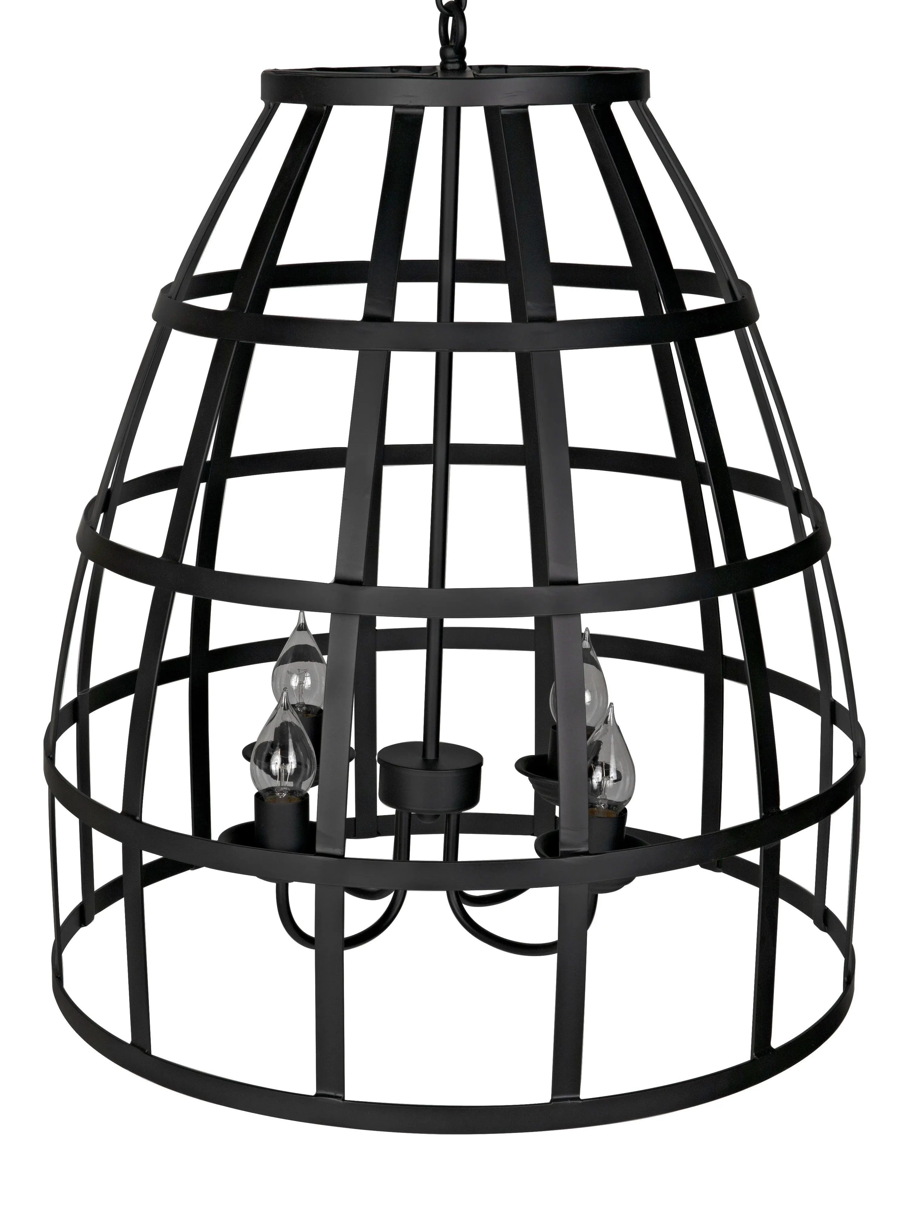 Birdcage Pendant 305, Black Steel - Frankwebs