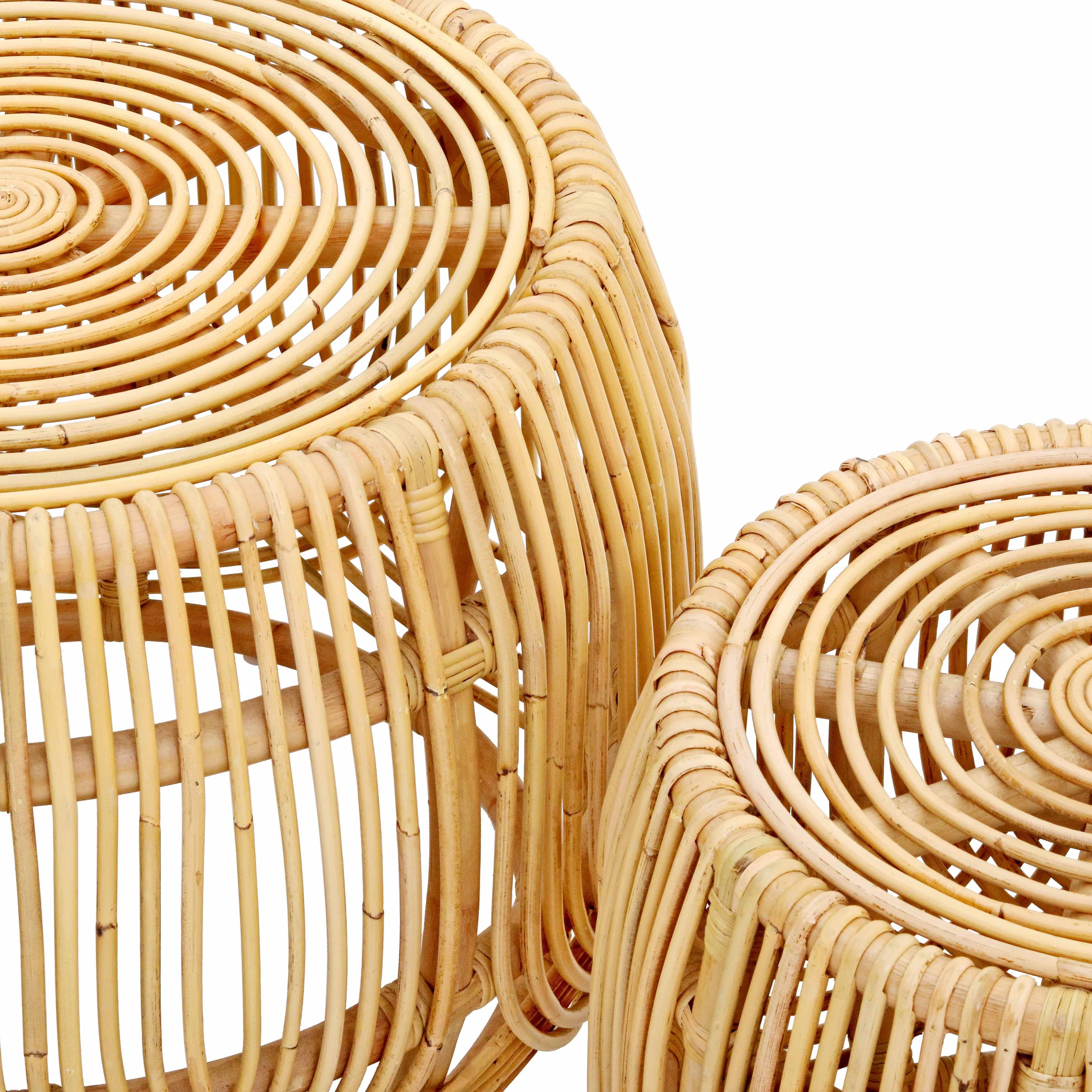 Azrina Rattan Nesting Tables - Frankwebs