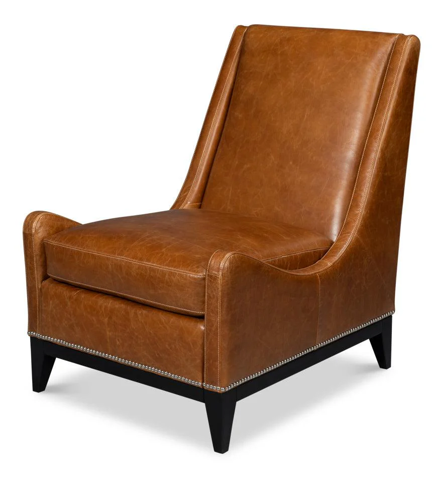 Brandy Accent Chair - Cuba Brown - Frankwebs