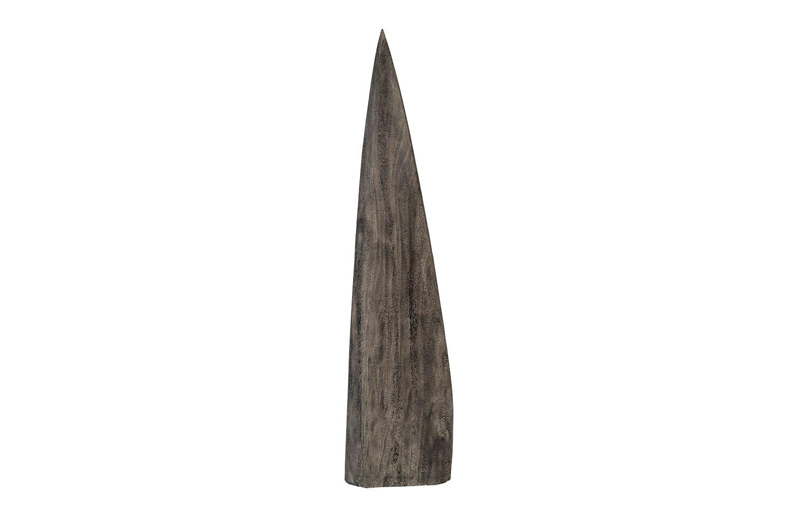 Shark Tooth Sculpture, Small, Gray Stone Finish - Frankwebs