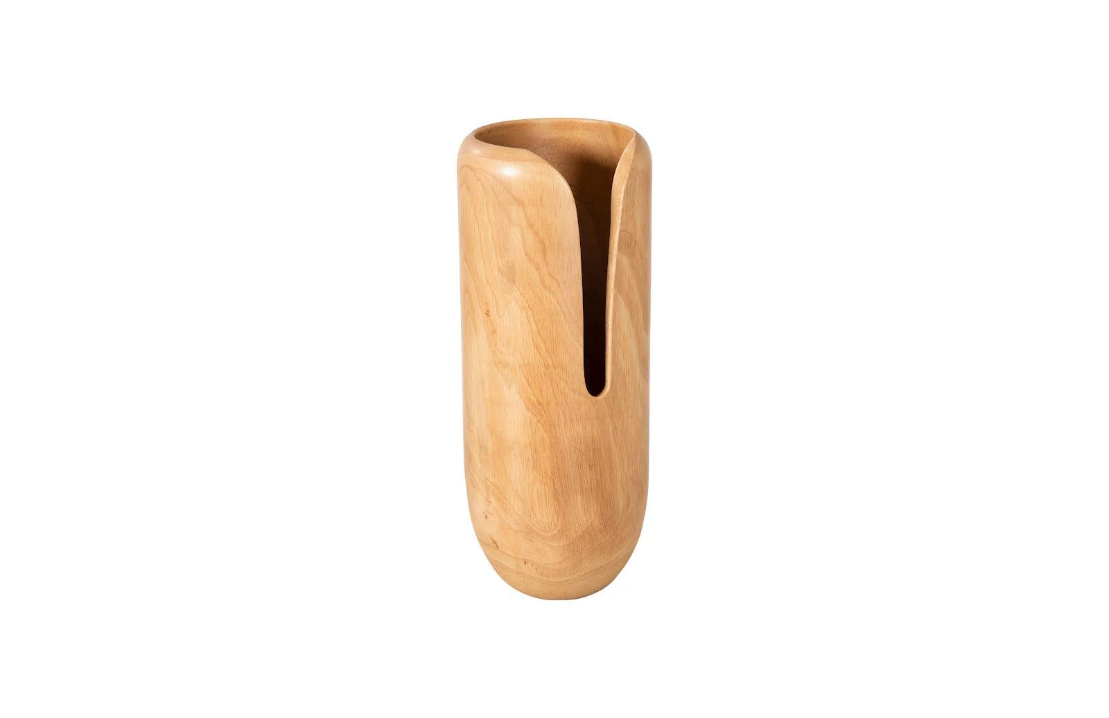Interval Wood Vase, Natural, Medium - Frankwebs