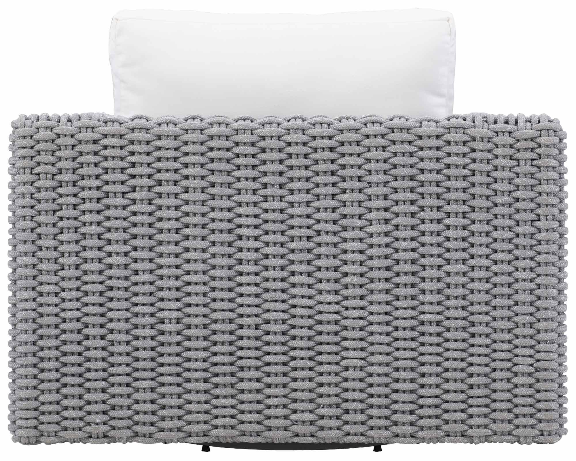 CAPRI ROPE SWIVEL CHAIR GREY ROPE FRAME SWIVEL CHAIR - Frankwebs