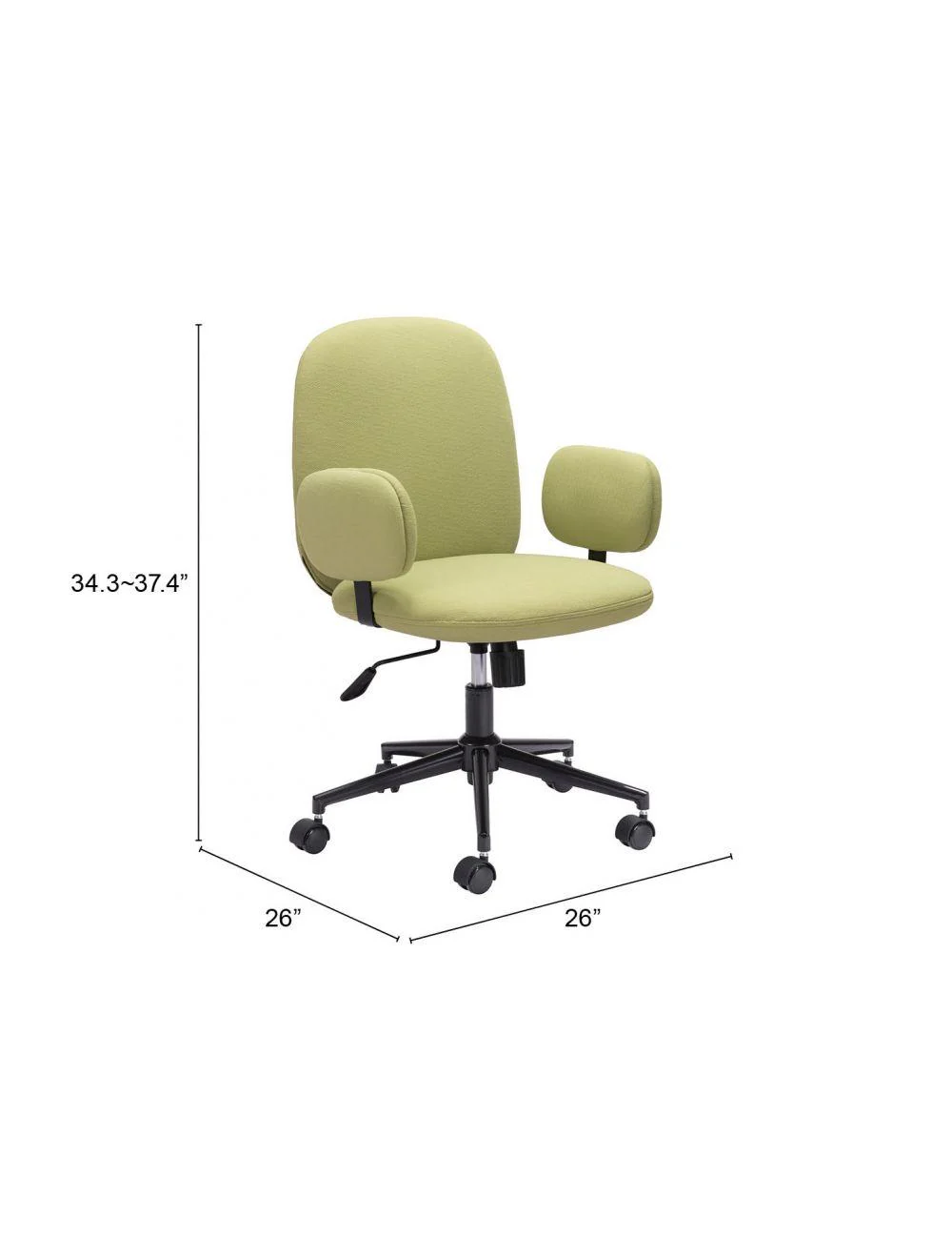 Lionel Office Chair Olive Green - Frankwebs