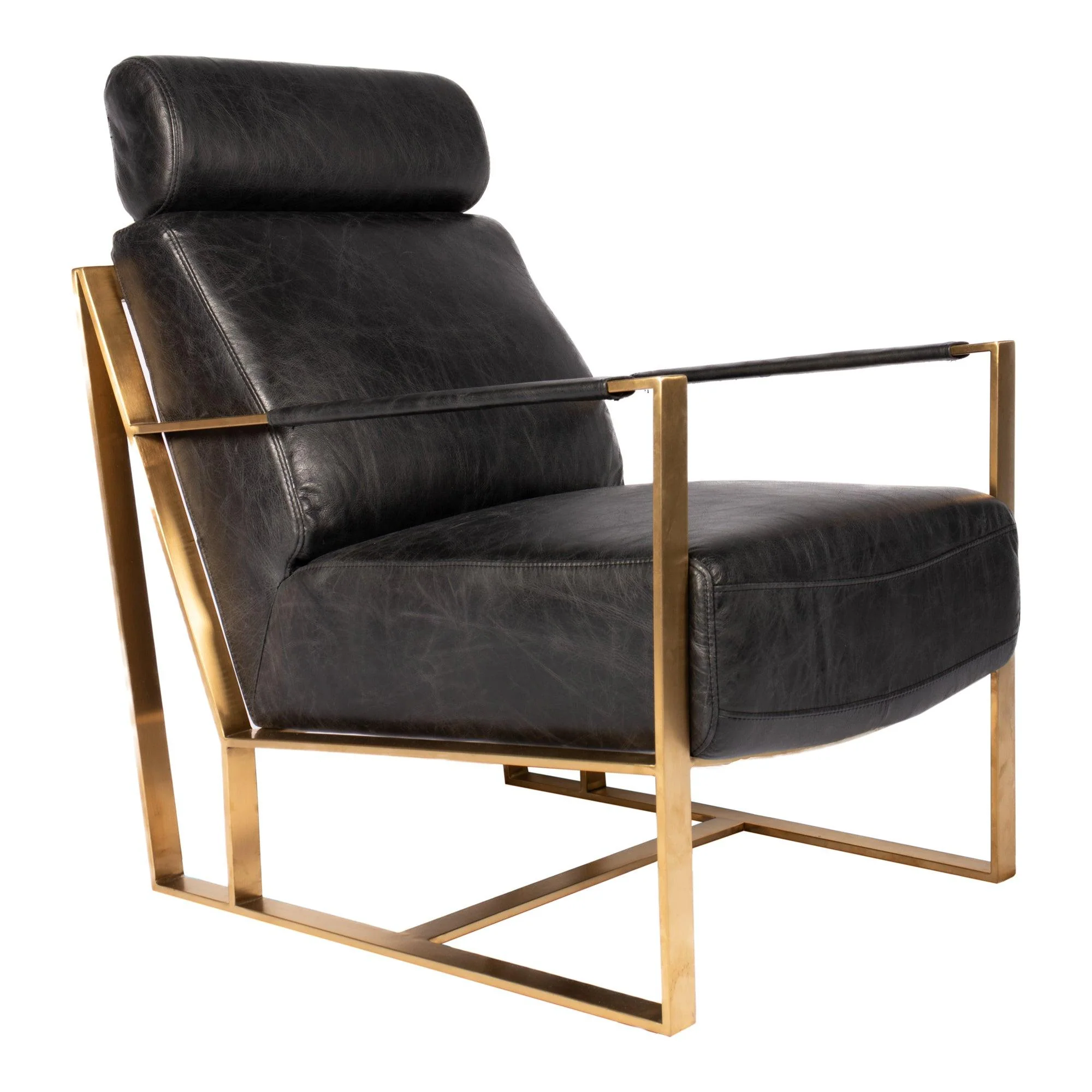 Paradiso Chair Onyx Black Leather - Frankwebs