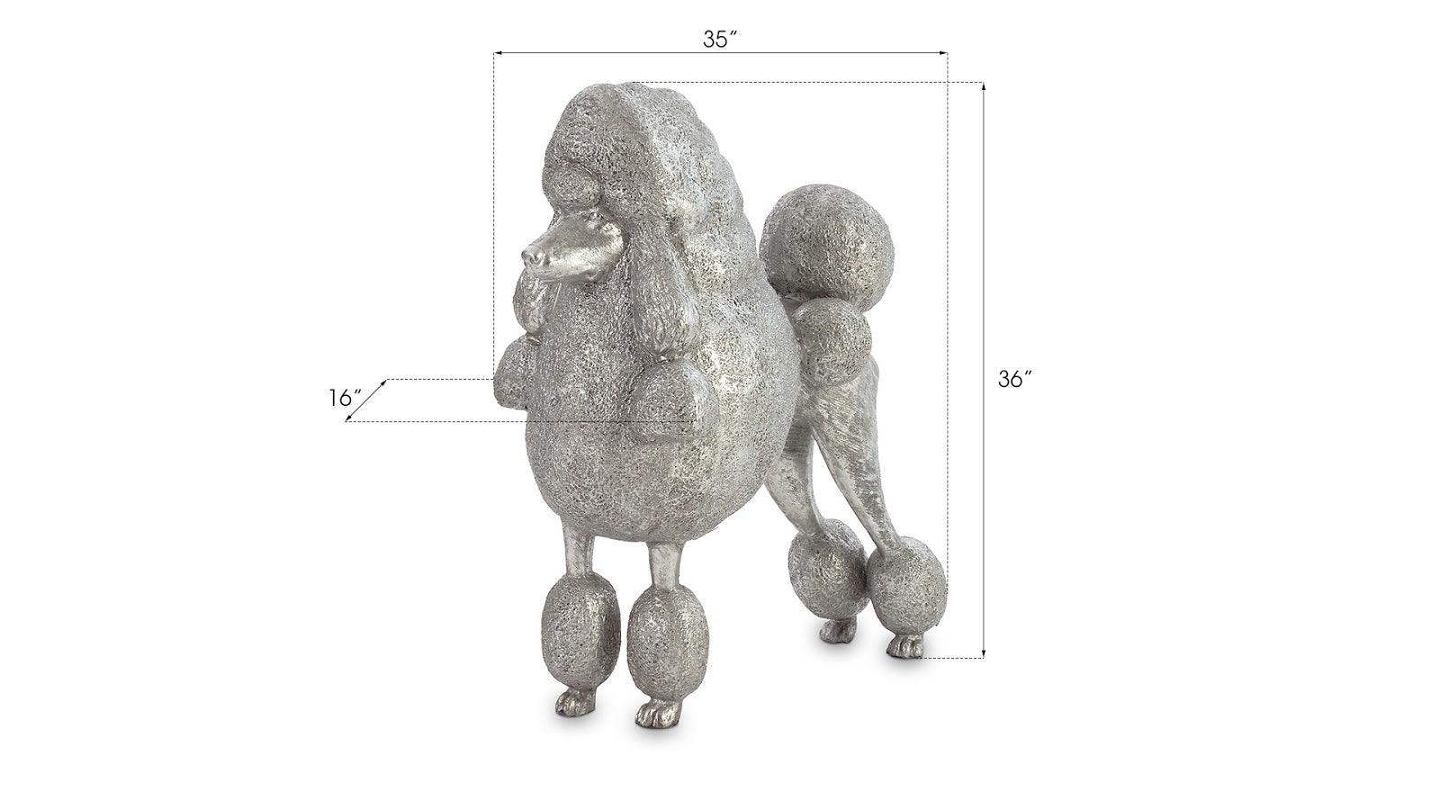 Poodle, Silver Leaf - Frankwebs