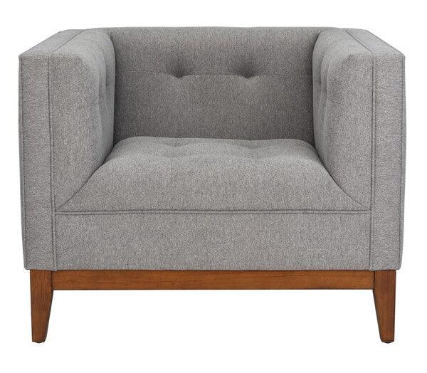 Garnet Linen Tufted Arm Chair - Frankwebs