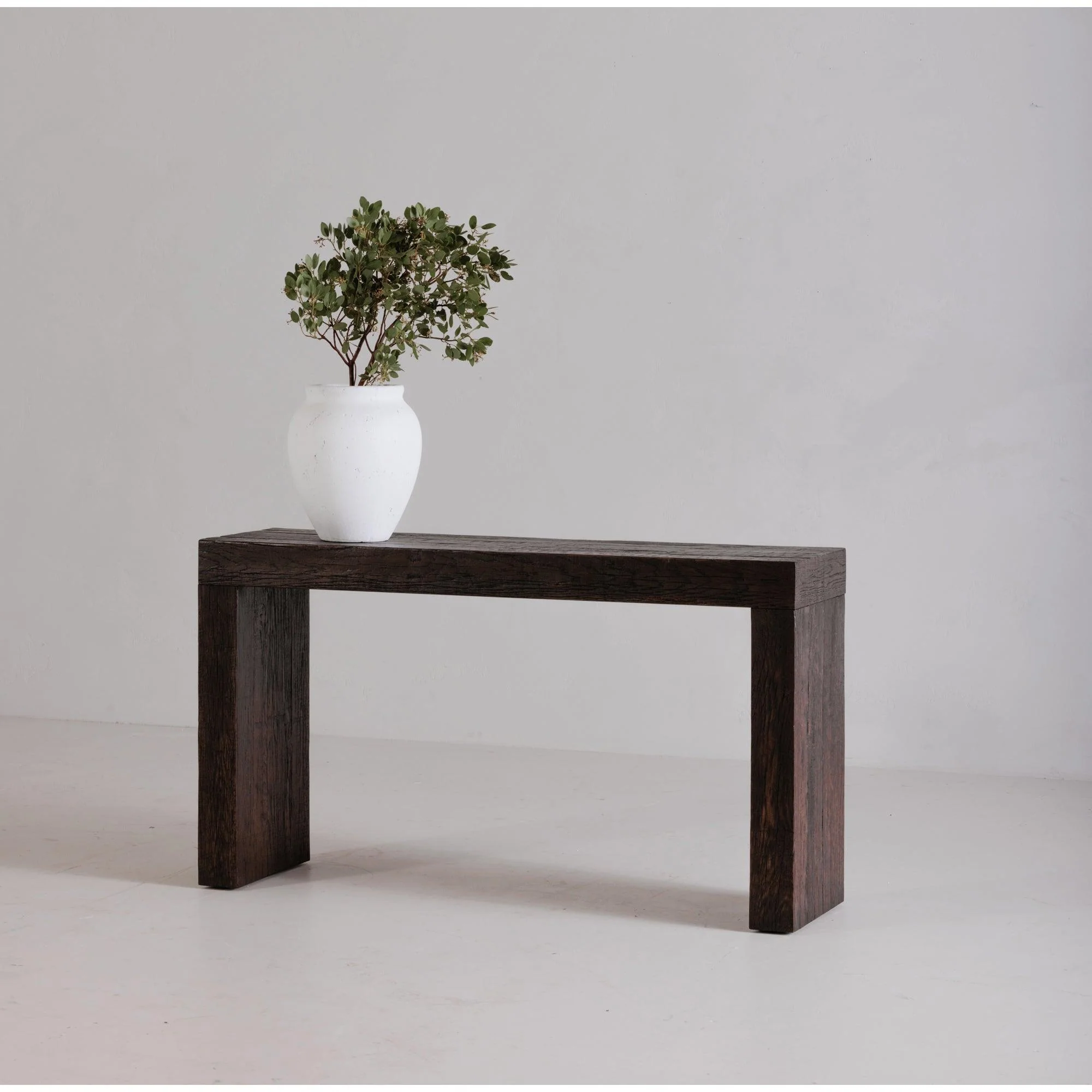 Evander Console Table Rustic Brown - Frankwebs