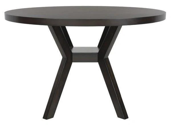 LUIS ROUND WOOD DINING TABLE - Frankwebs