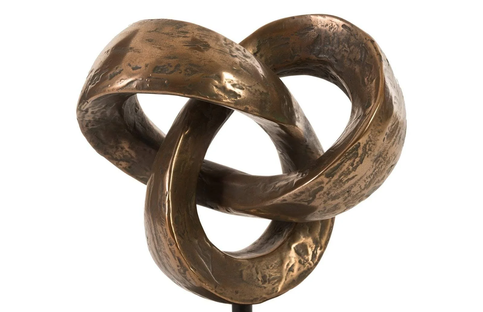 Trifoil Table Sculpture, Bronze - Frankwebs