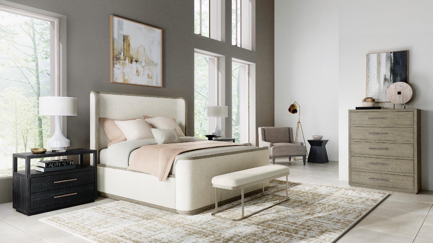 Linville Falls Boones Upholstered Shelter Bed - Frankwebs