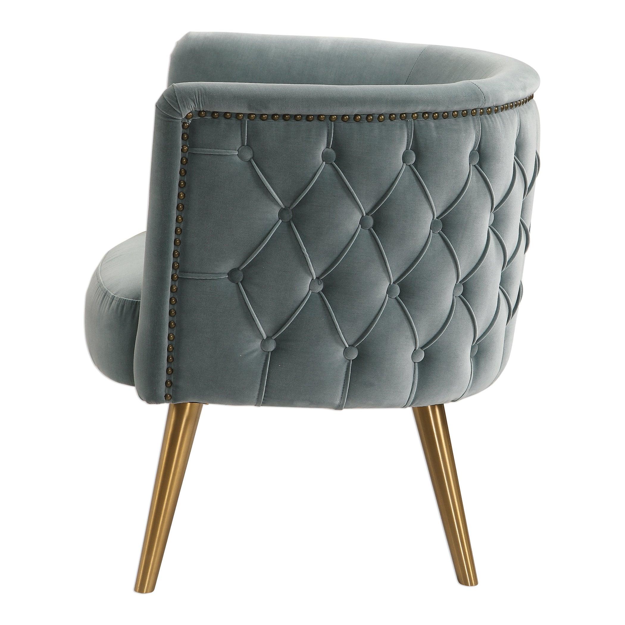 Haider Gray Accent Chair - Frankwebs