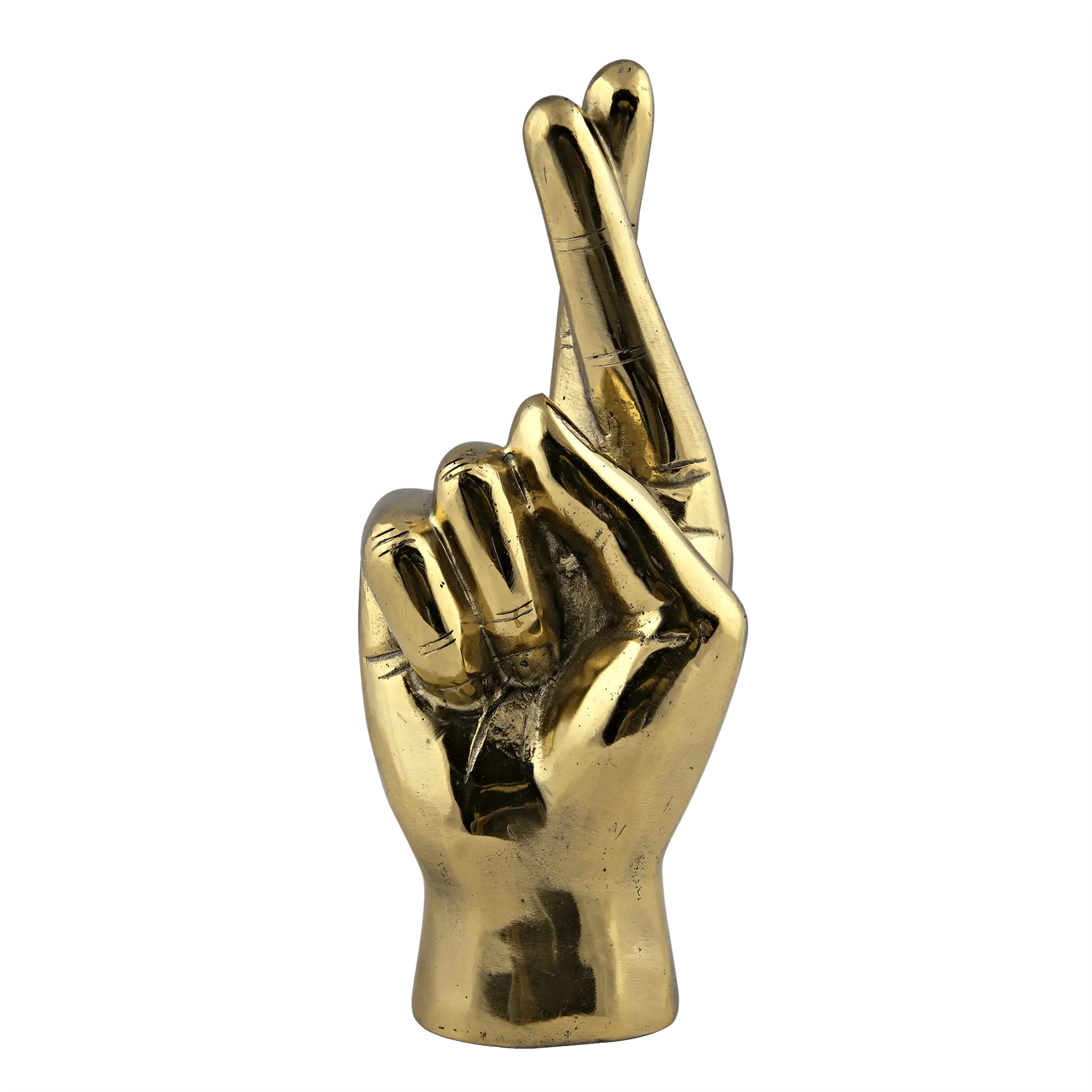 Fingers Crossed, Brass - Frankwebs