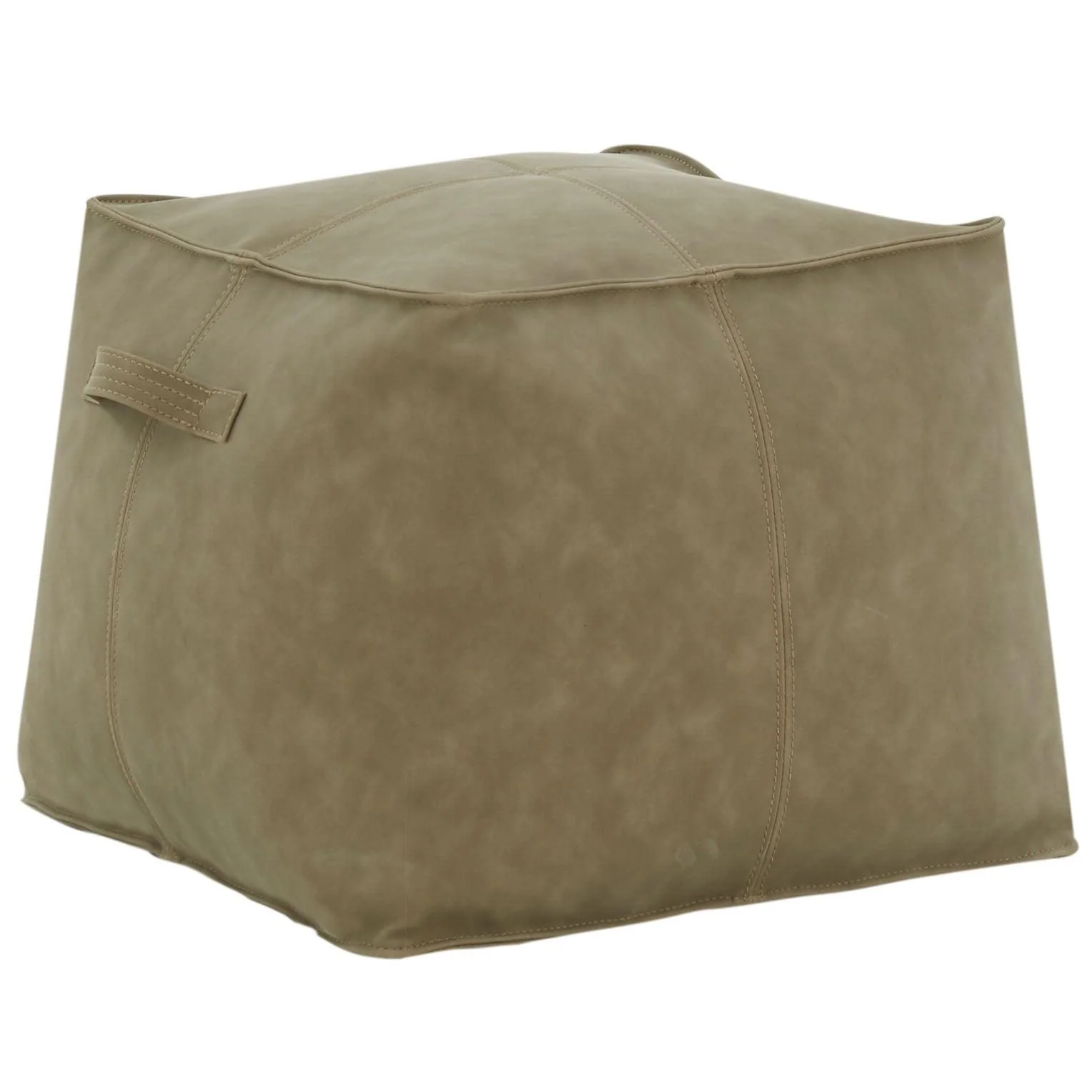 PABLO VEGAN LEATHER POUF - Frankwebs