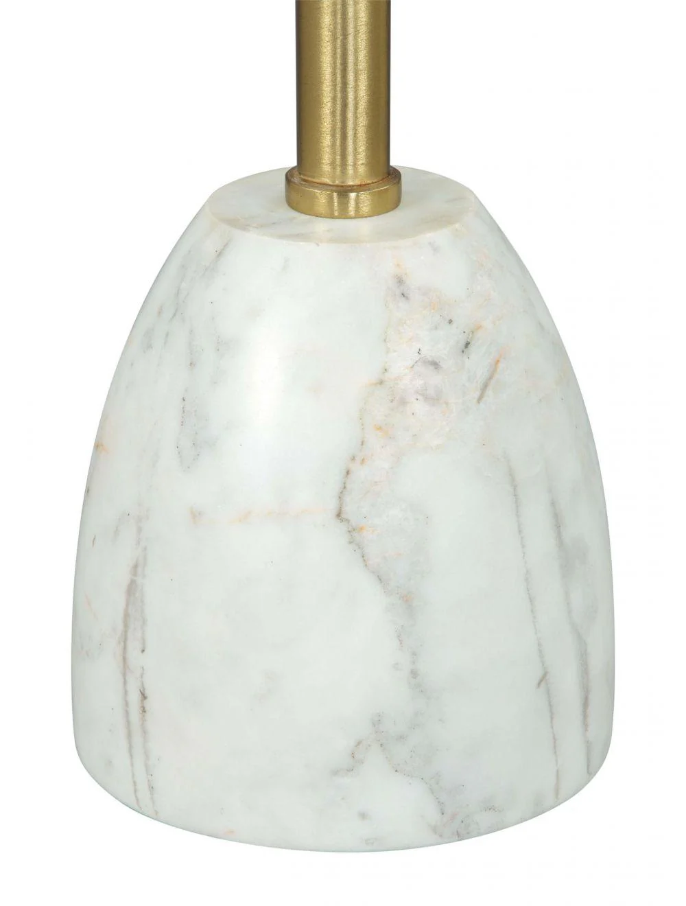 Cynthia Side Table White & Gold - Frankwebs