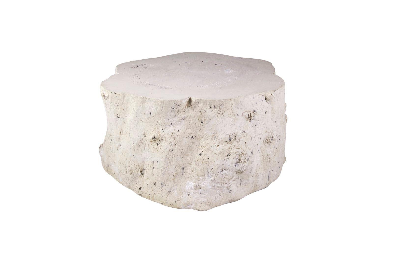 Log Coffee Table, Roman Stone - Frankwebs