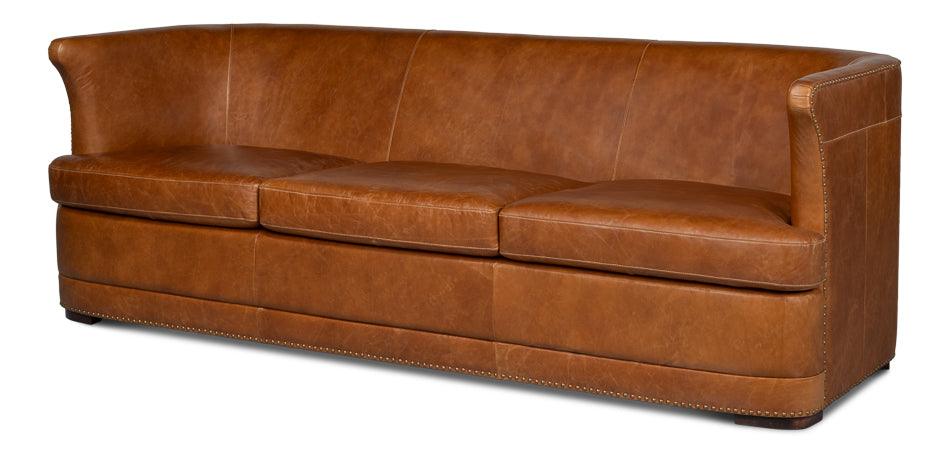 Mcmillan Distilled Leather Sofa - Frankwebs