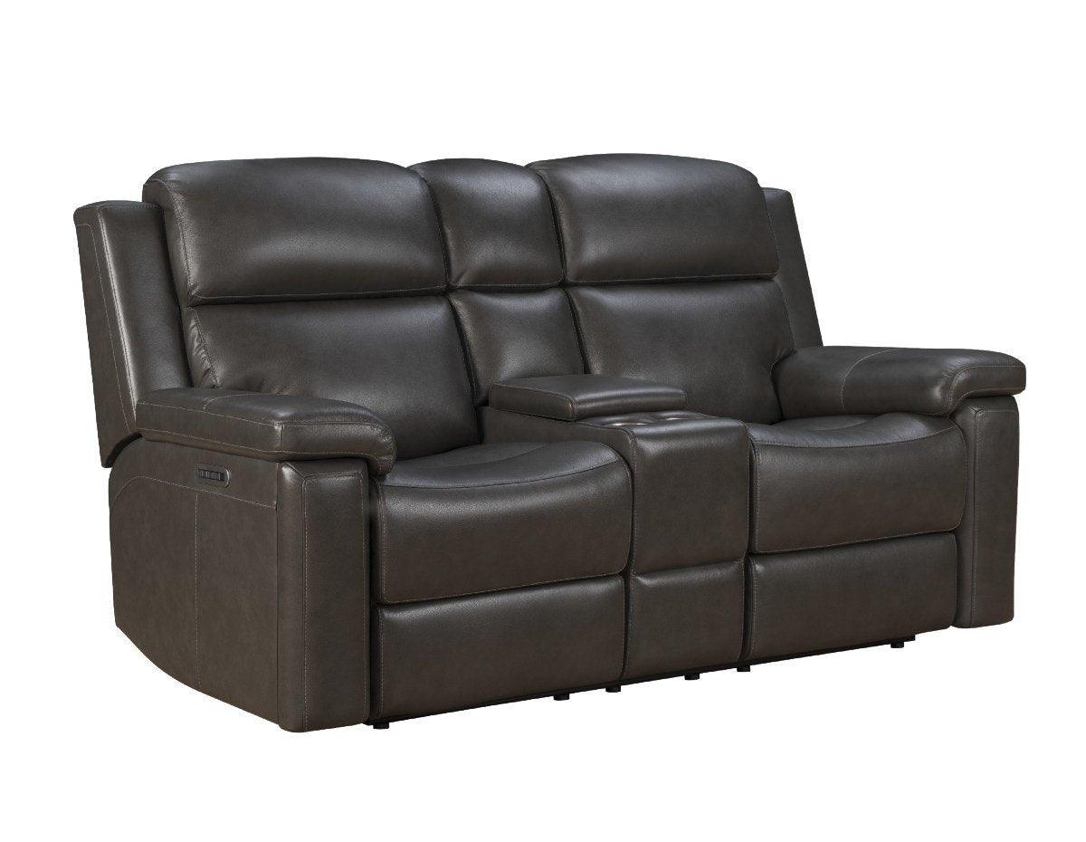 Leon Power Reclining Console Loveseat - Frankwebs