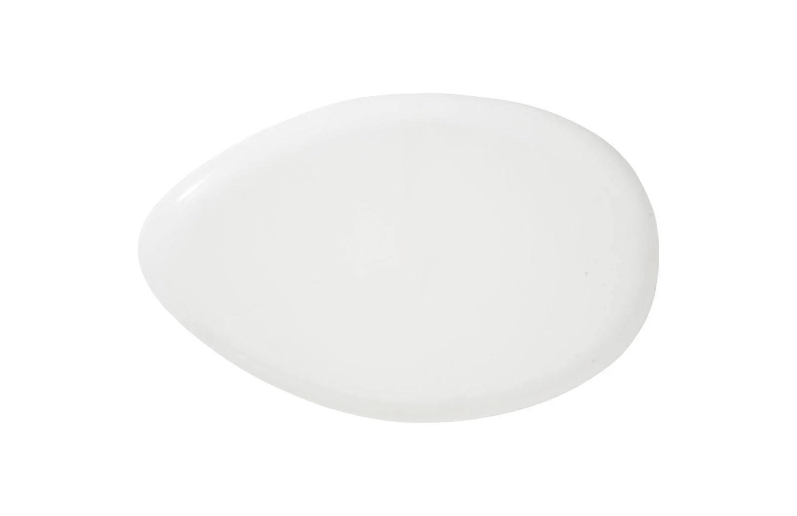 River Stone Coffee Table, Large, Gel Coat White - Frankwebs