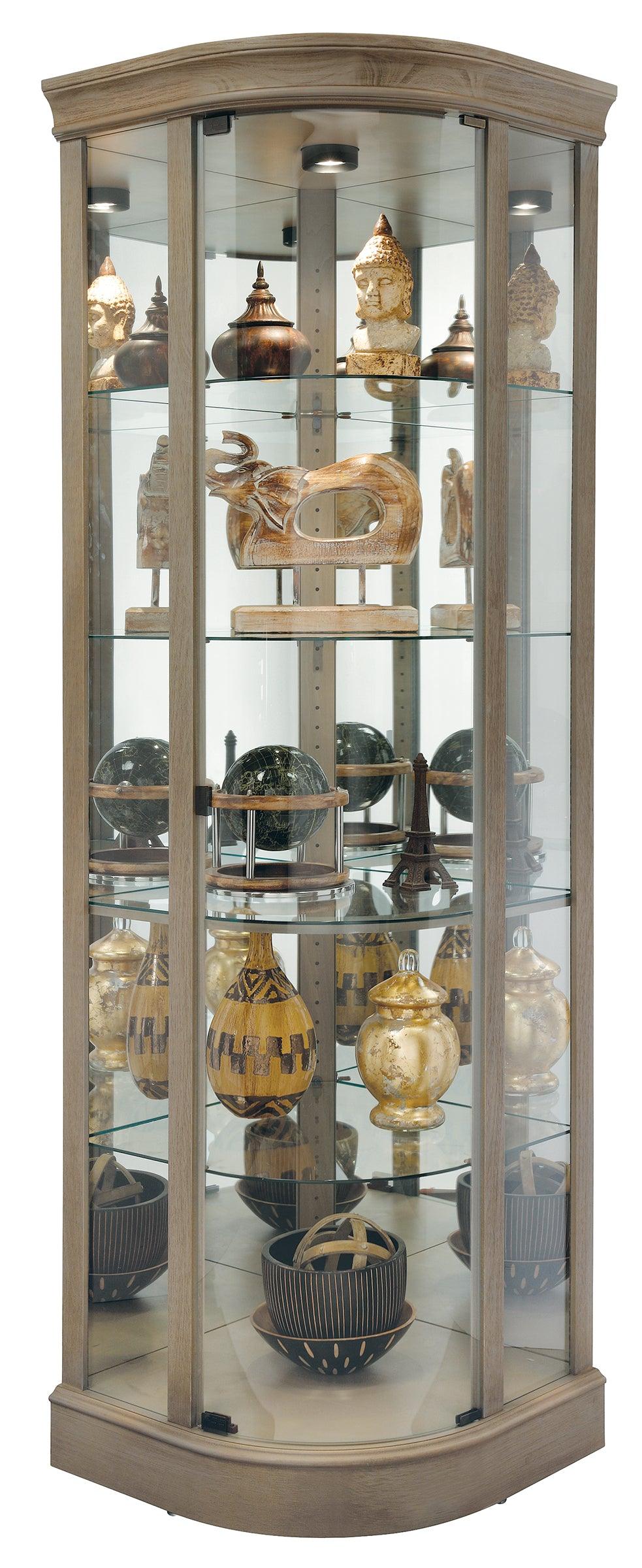 Marlowe V Corner Curio Cabinet - Frankwebs