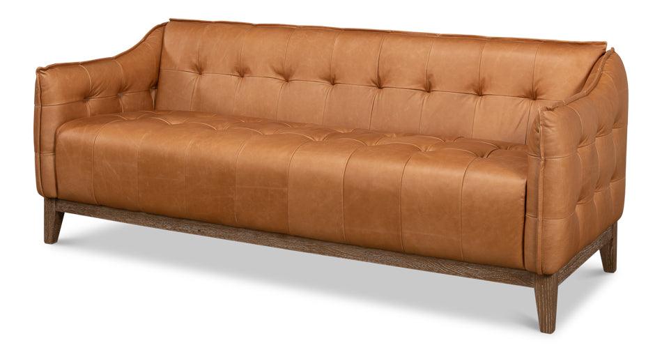 Isaac Leather Sofa - Frankwebs