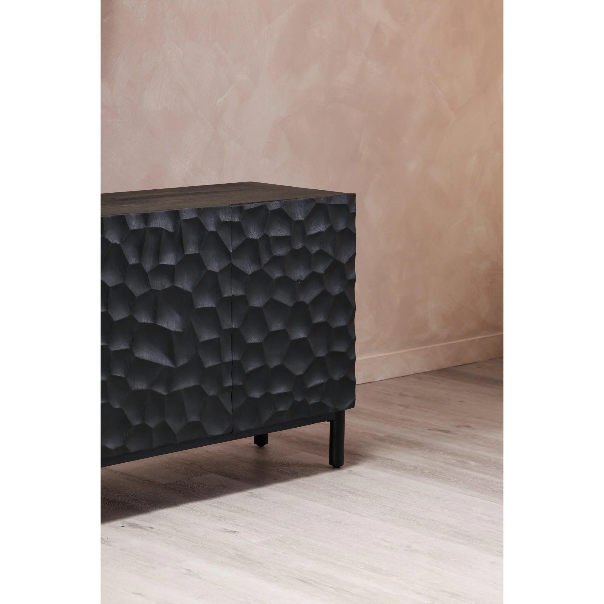 Misaki Oak Sideboard Black - Frankwebs
