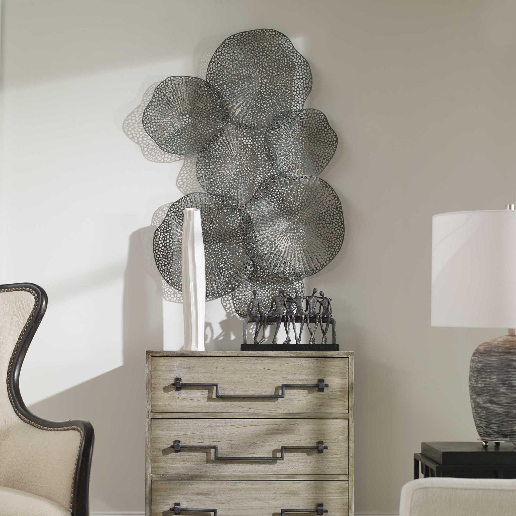 RIPLEY METAL LEAF WALL ART - Frankwebs