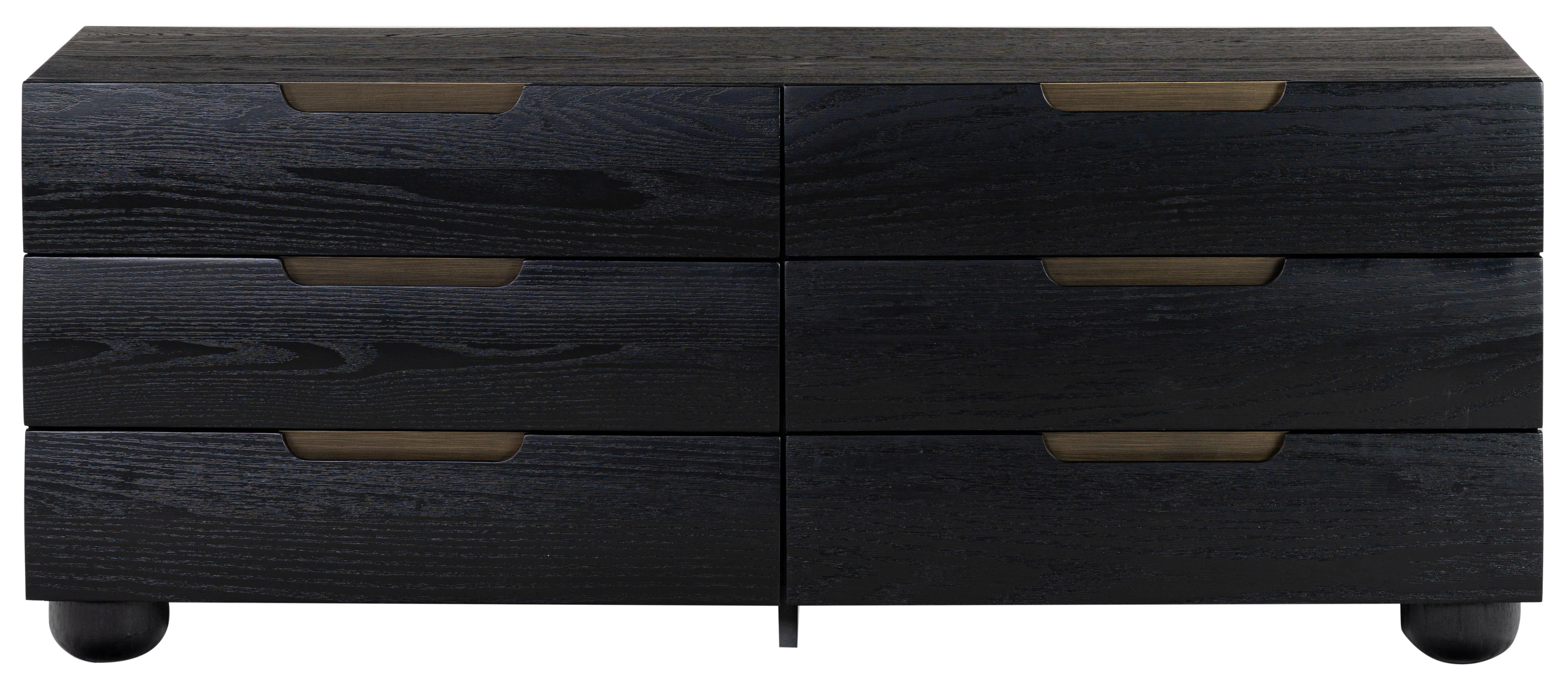 Beethoven Wood 6 Drawer Dresser - Frankwebs
