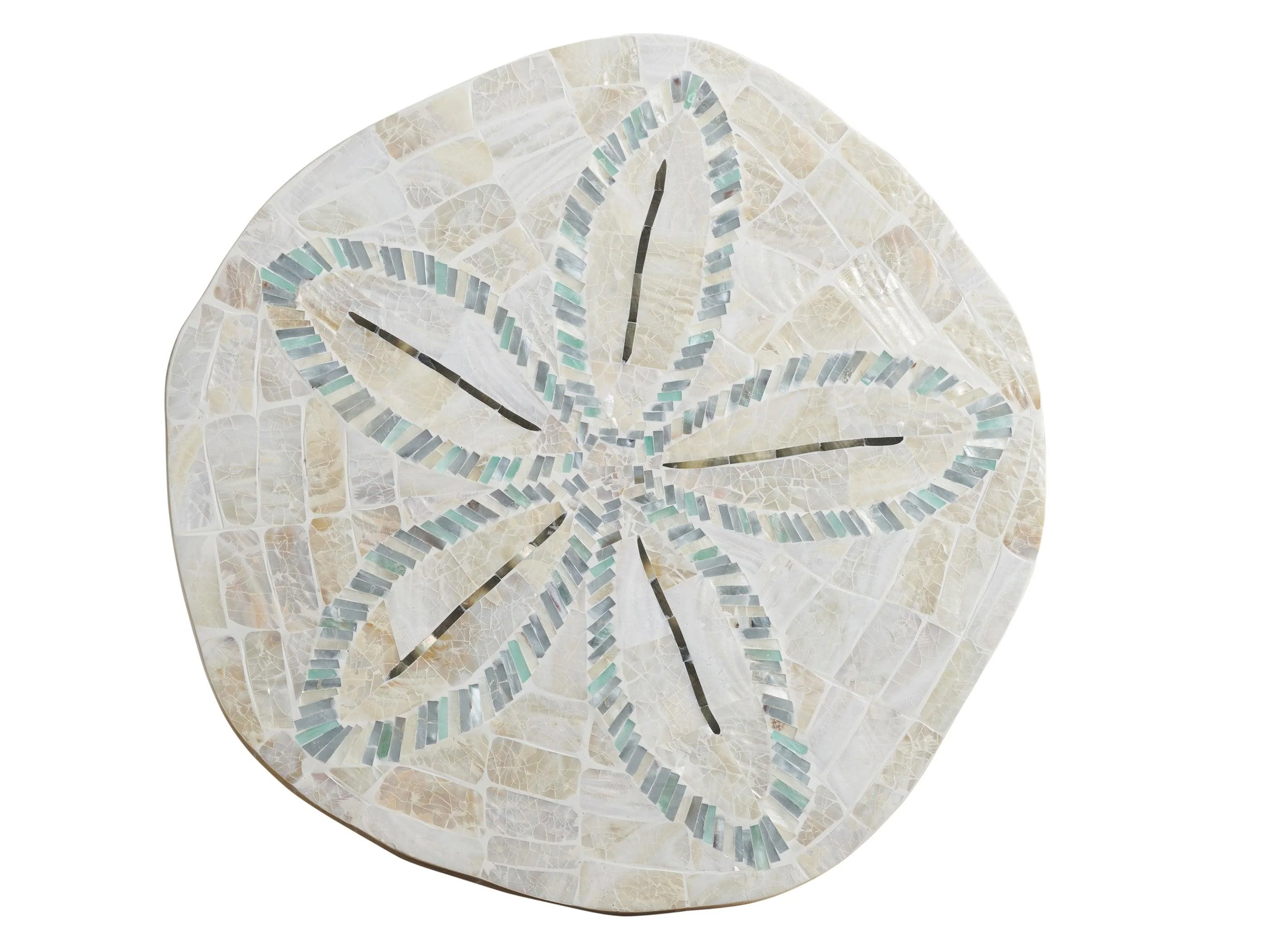 Ocean Breeze Sand Dollar End Table - Frankwebs