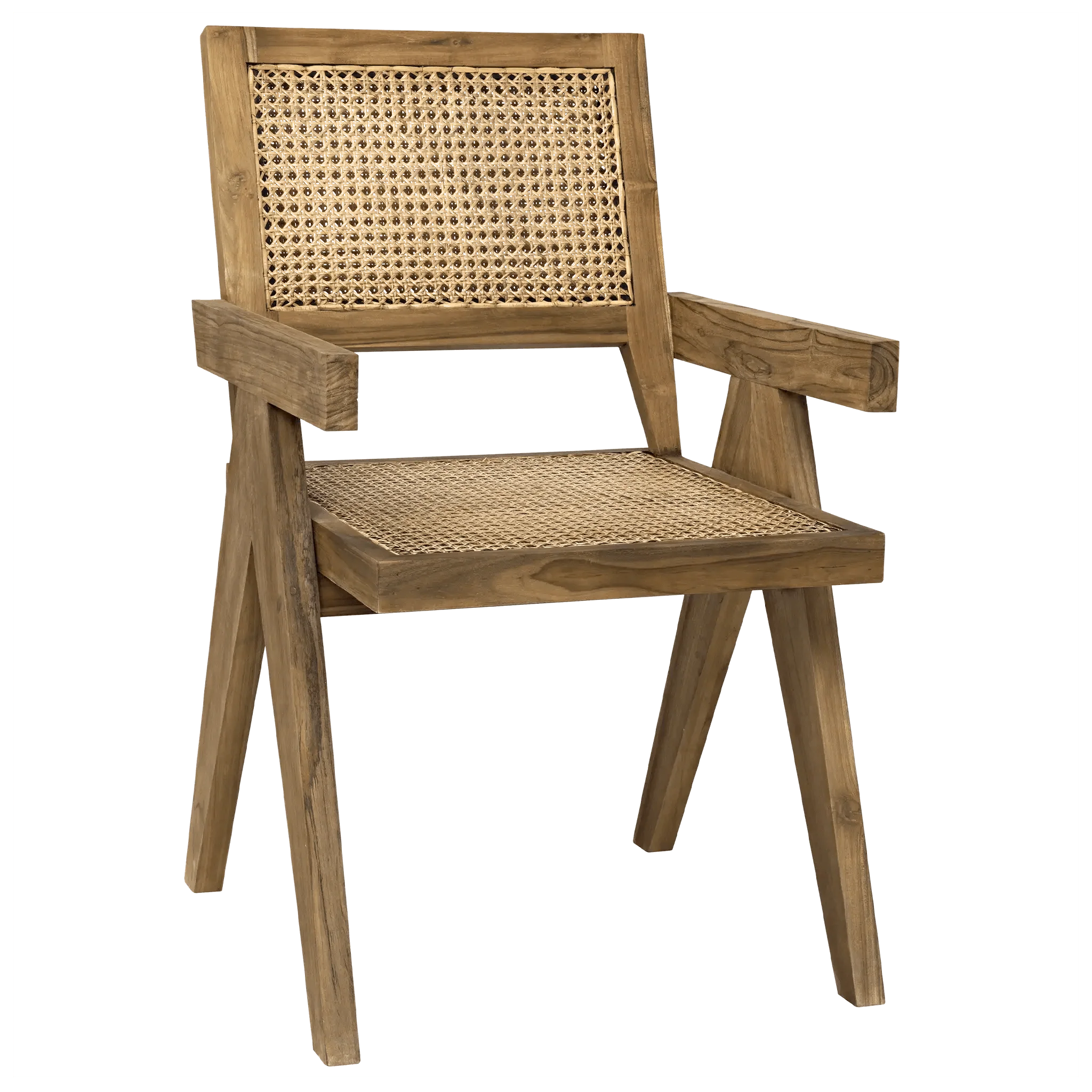 Jude Chair with Caning, Teak - Frankwebs