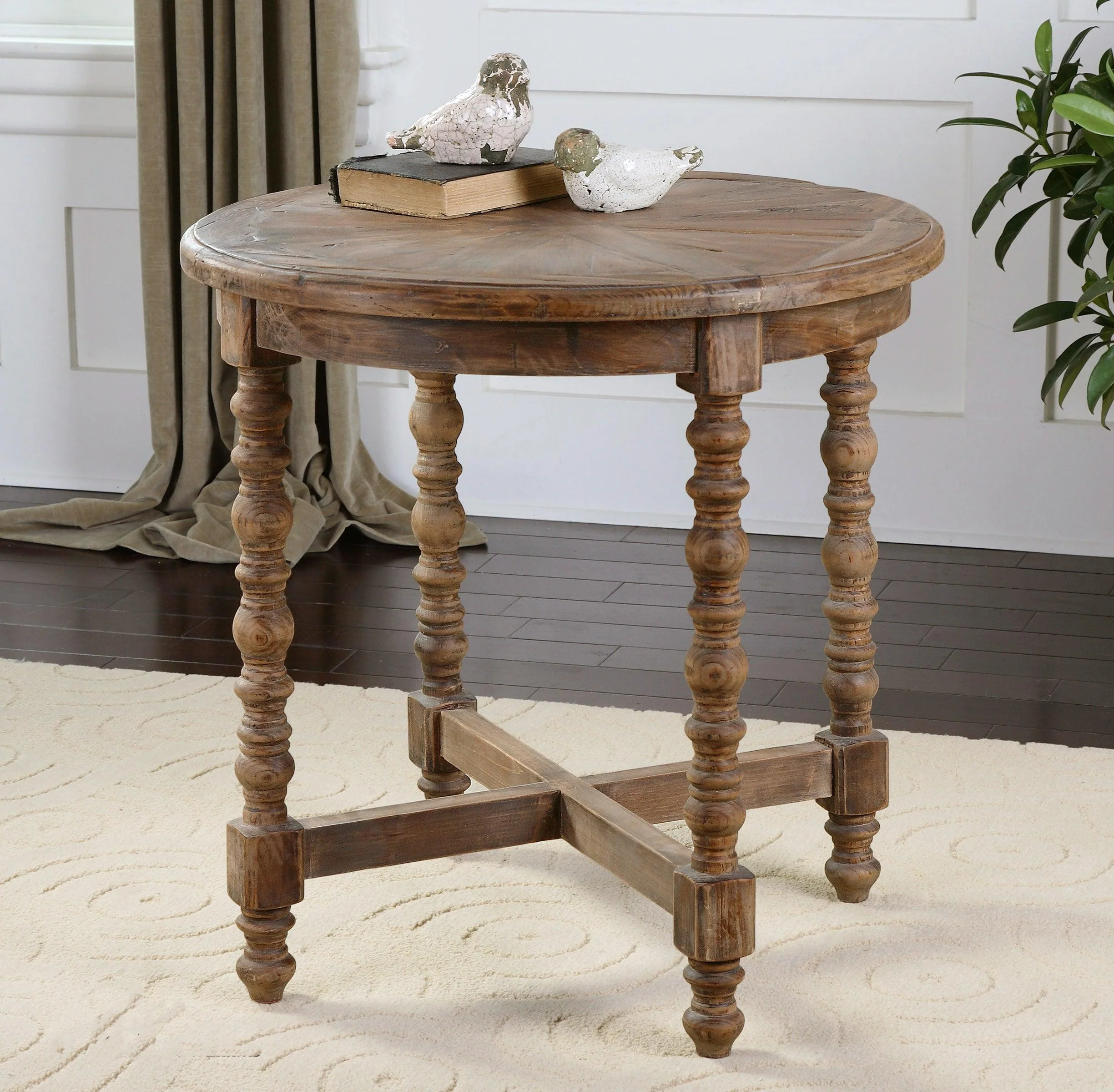 Samuelle Wooden End Table - Frankwebs