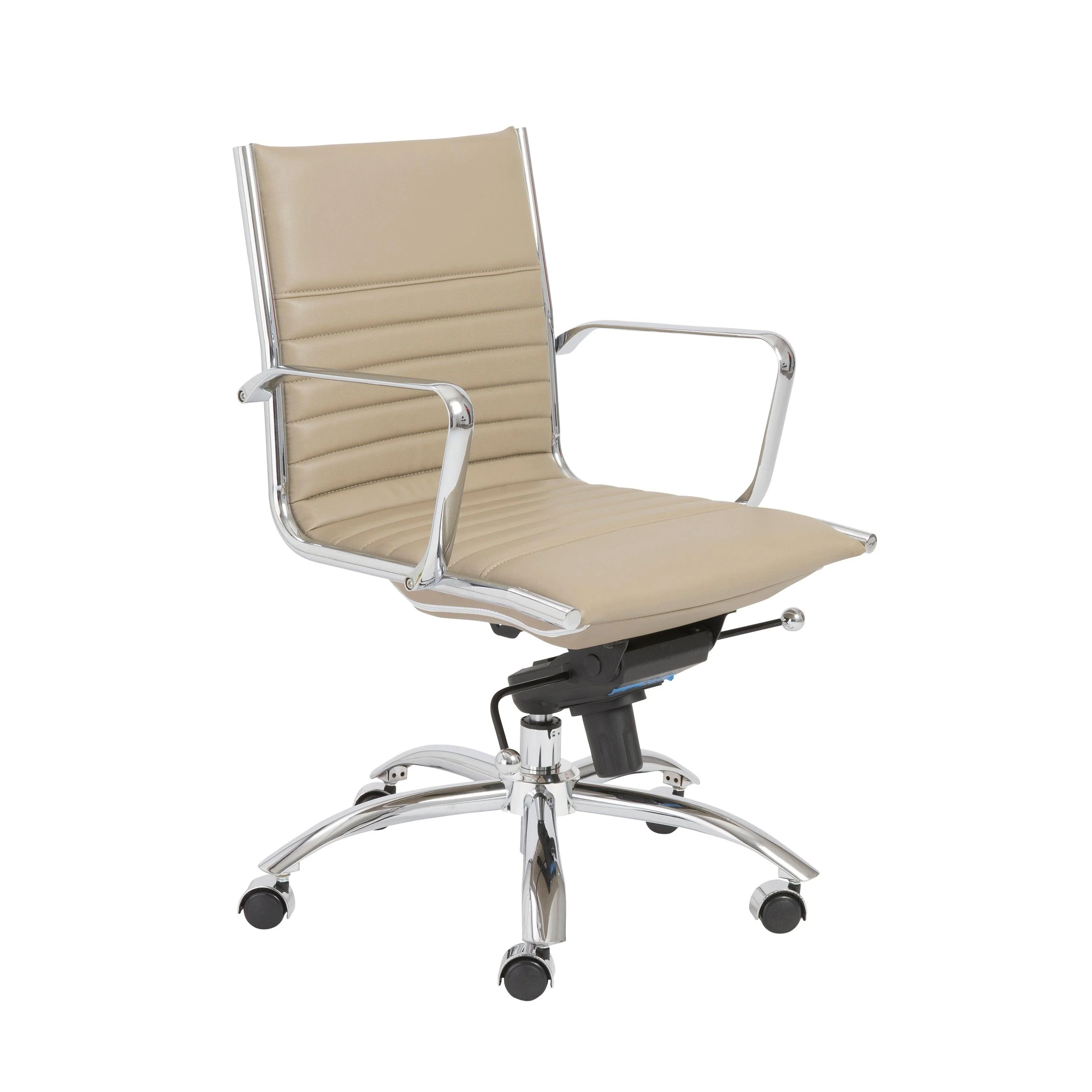 Dirk Low Back Office Chair  Leatherette - Frankwebs