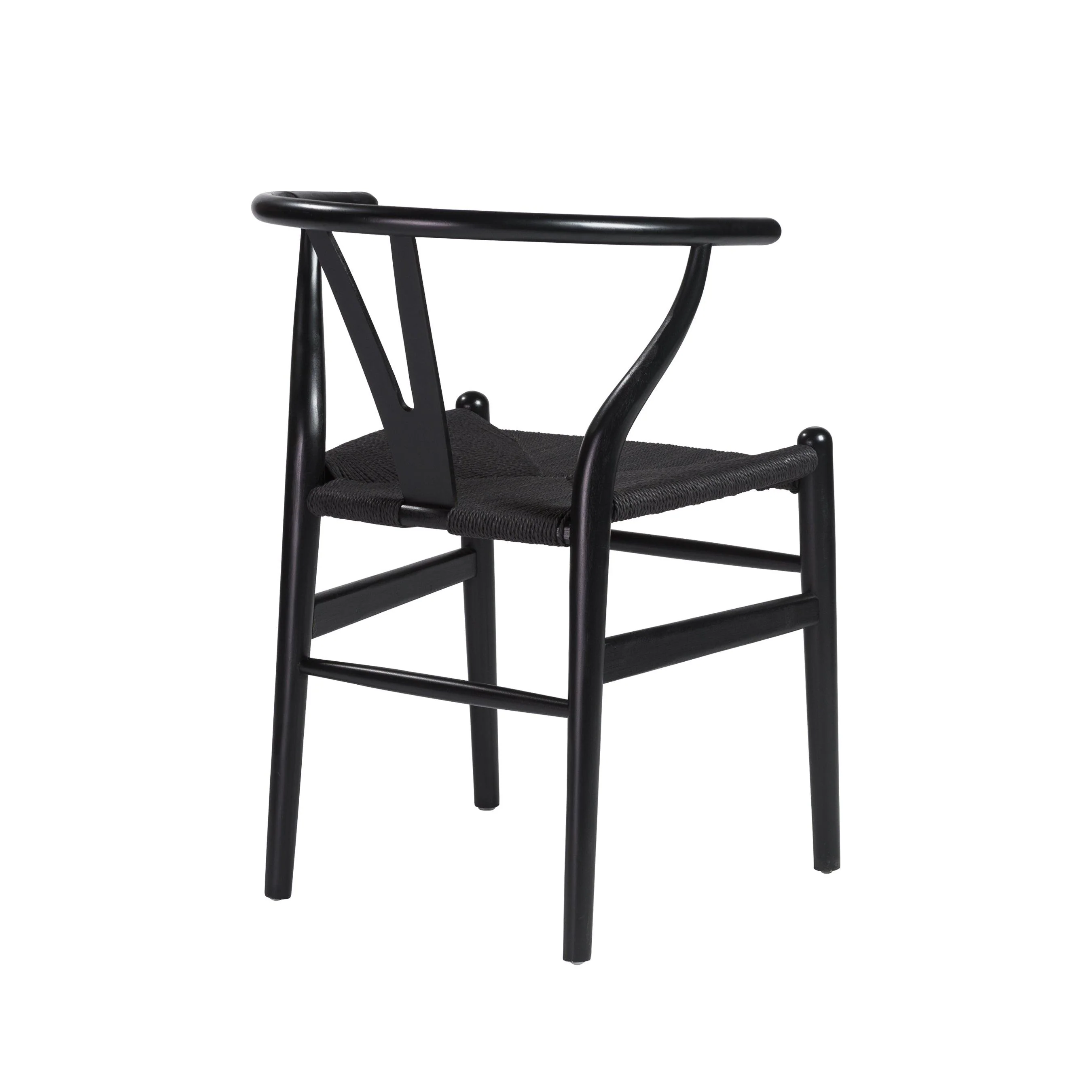 Evelina Side Chair with Stained Framed and Rush Seat - Set of 2 - Frankwebs