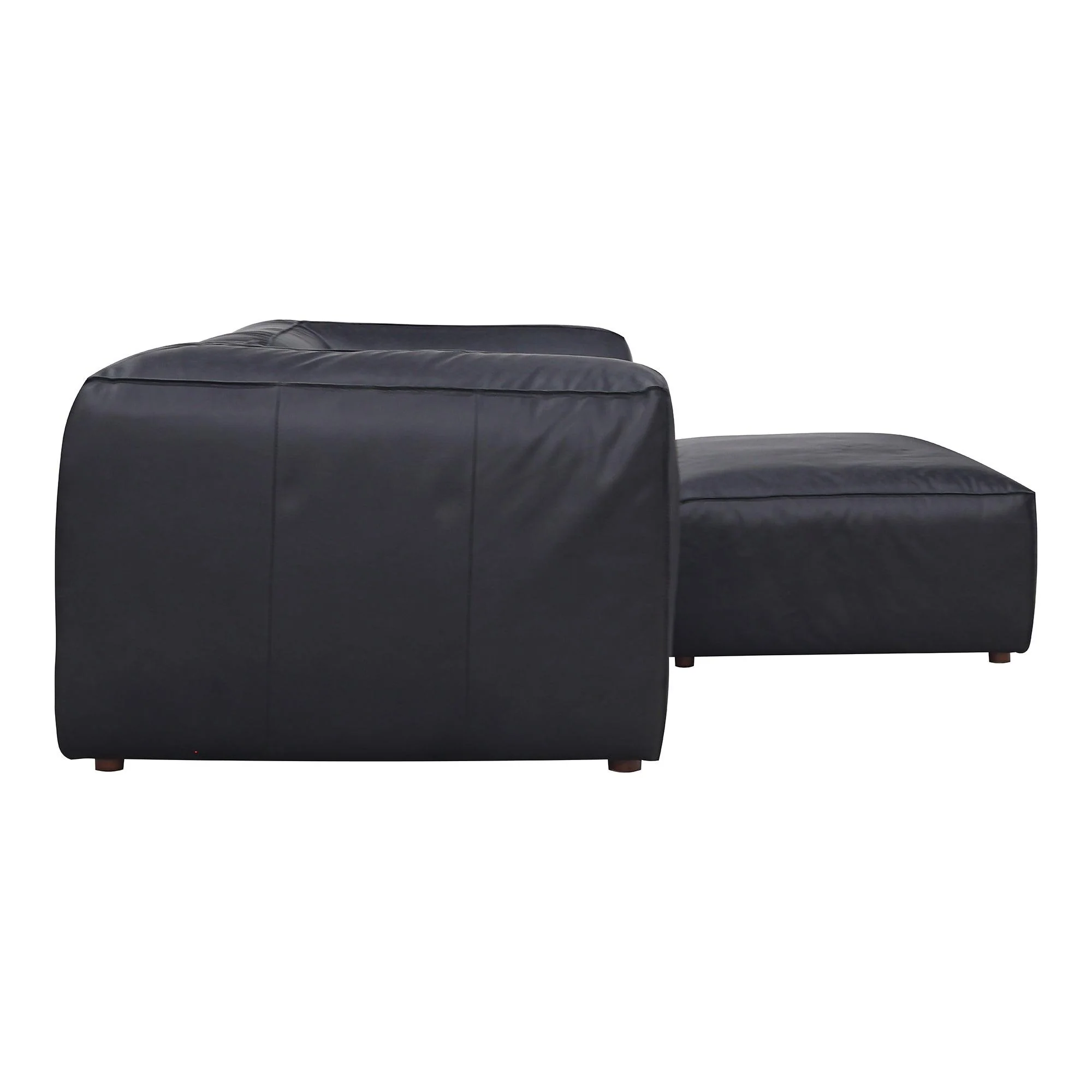 Form Nook Modular Sectional Vantage Black Leather - Frankwebs
