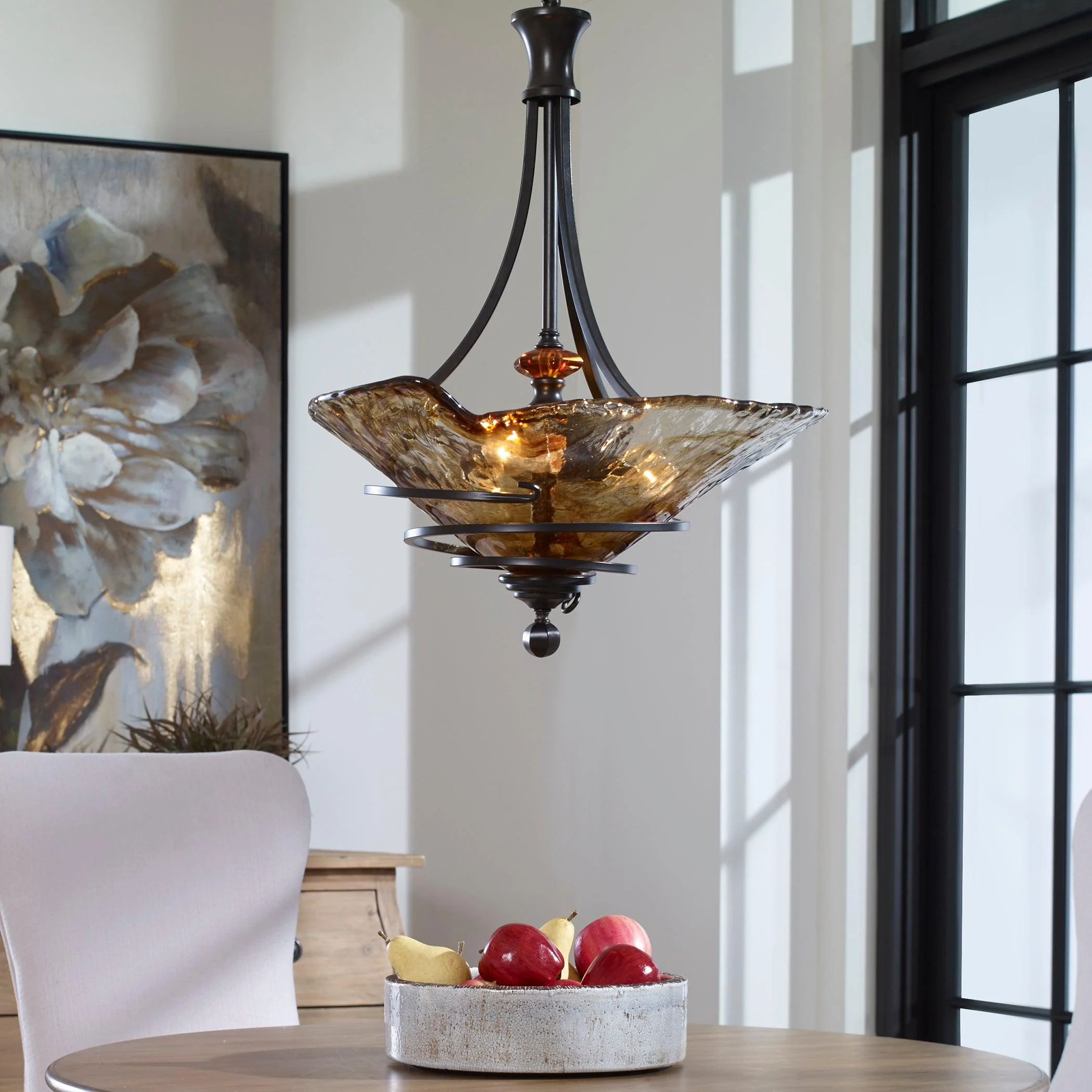 VITALIA 3 LT OIL RUBBED BRONZE PENDANT - Frankwebs