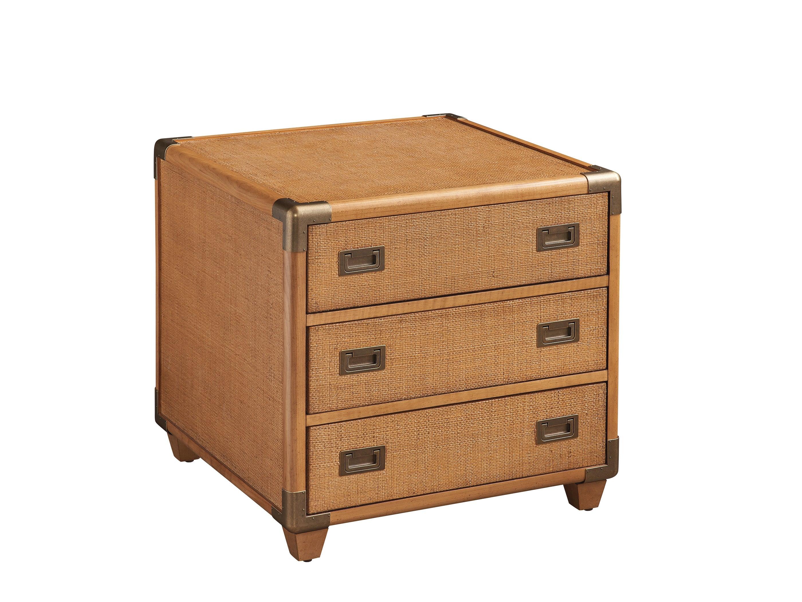 Laguna Sapphire Woven Trunk End Table - Frankwebs