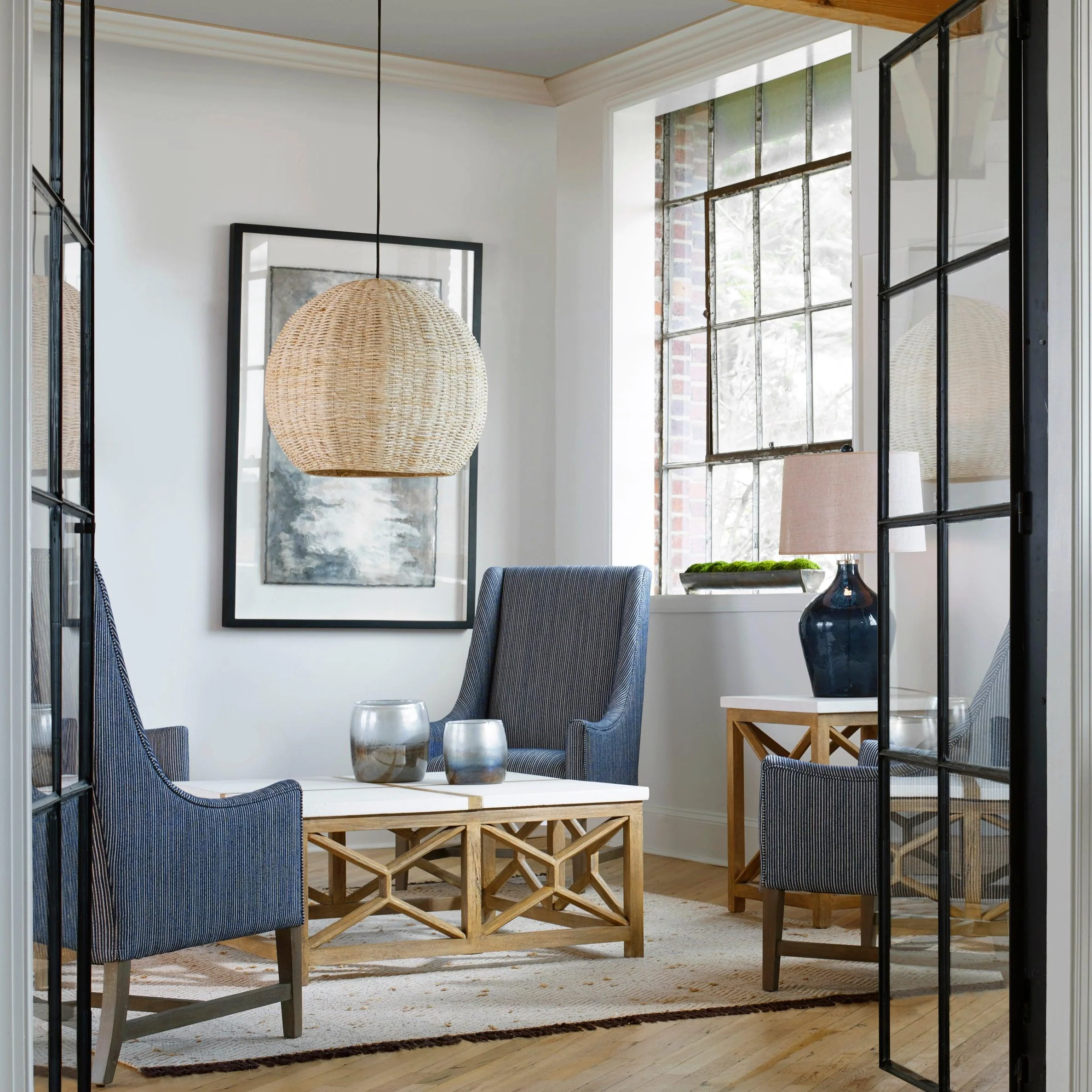 SEAGRASS 1 LIGHT DOME PENDANT - Frankwebs