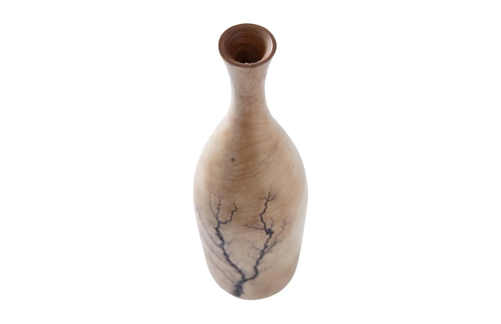 Lightning Bottle, Mango Wood, Curved Neck - Frankwebs