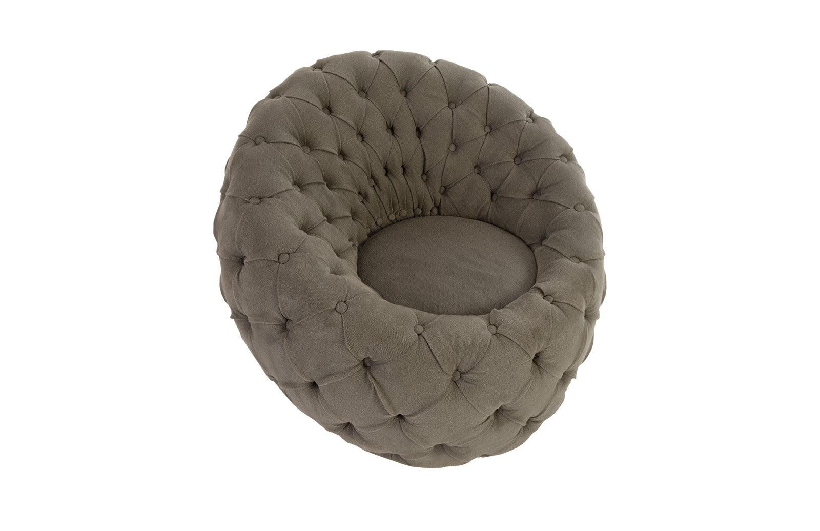 Egg Chair, Ramie Gray - Frankwebs
