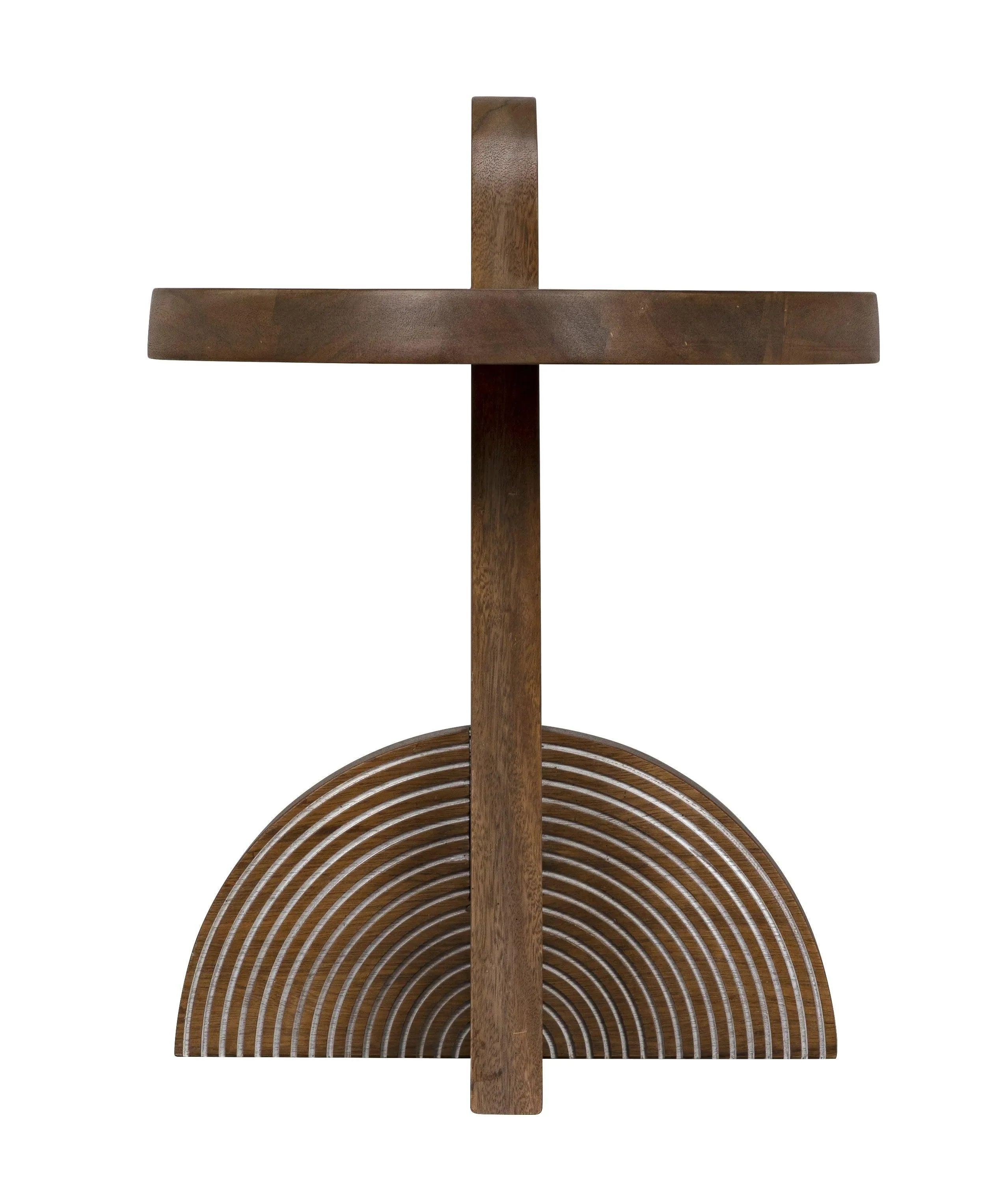 Saturn Side Table, Dark Walnut - Frankwebs