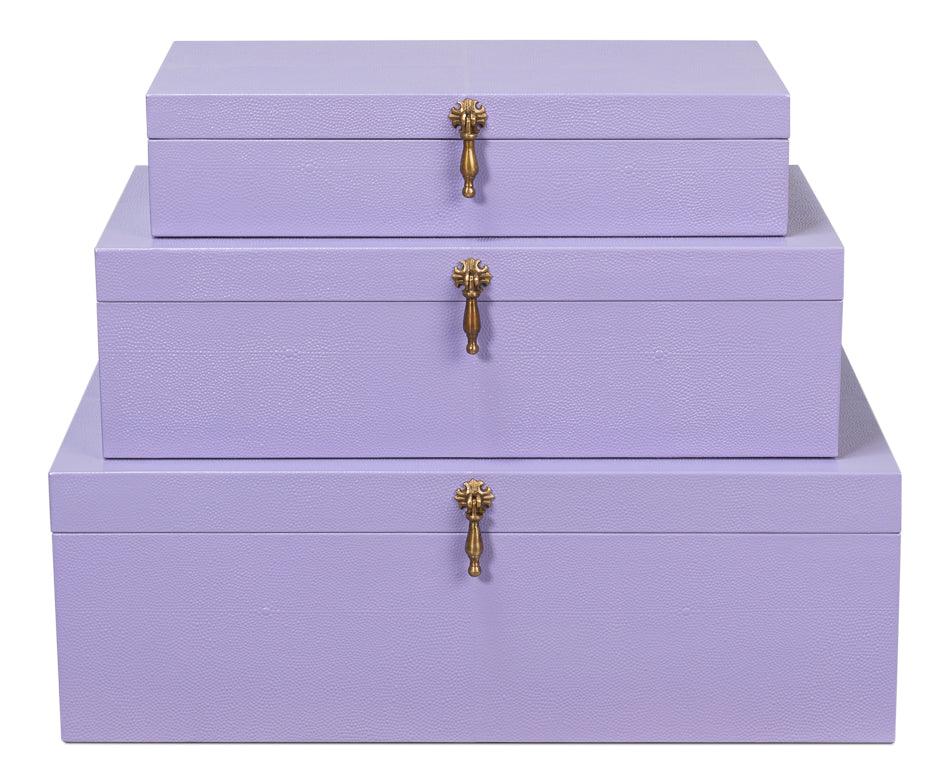 Cosmos Nesting Boxes S/3 Lilac - Frankwebs