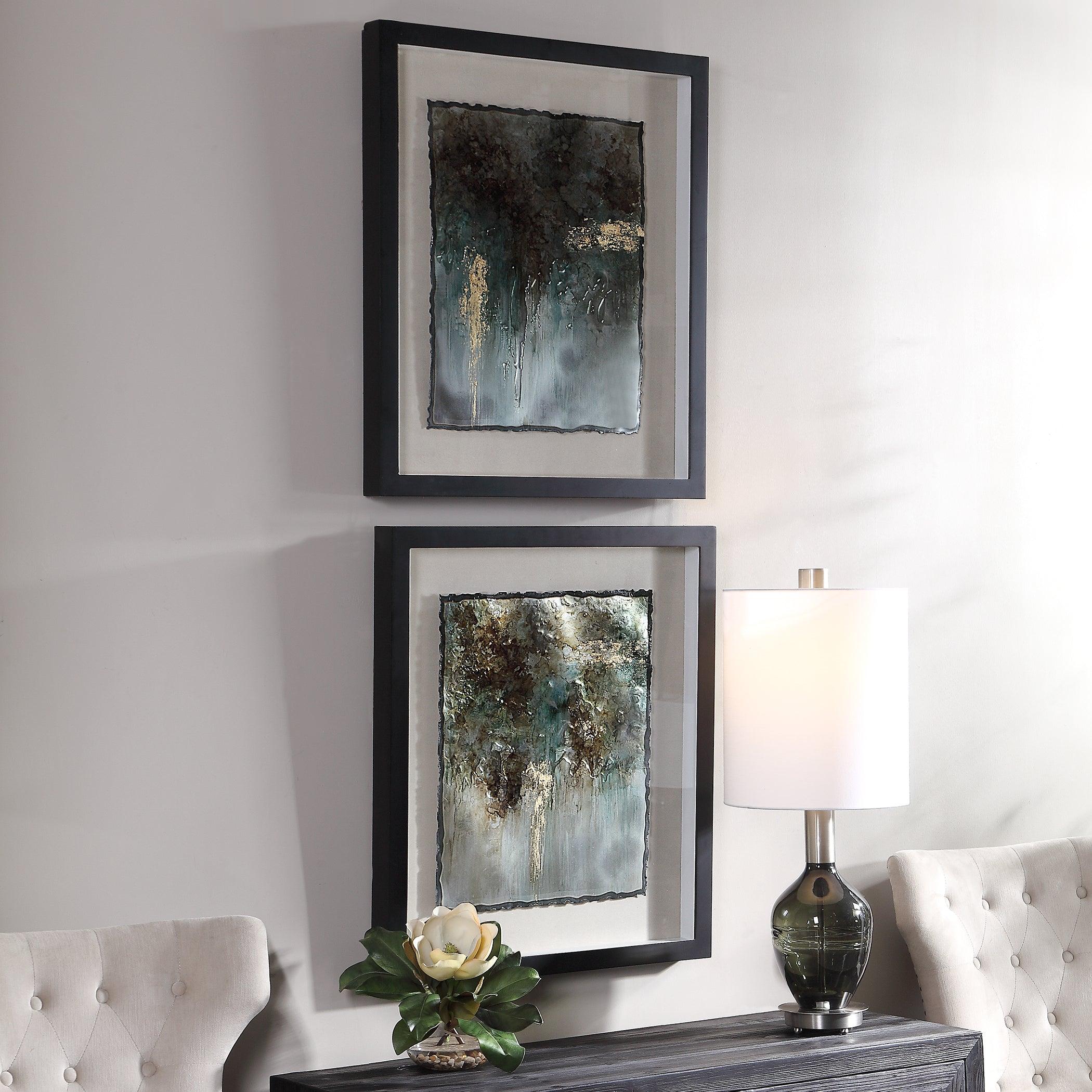 RUSTIC PATINA FRAMED PRINTS, SET/2 - Frankwebs