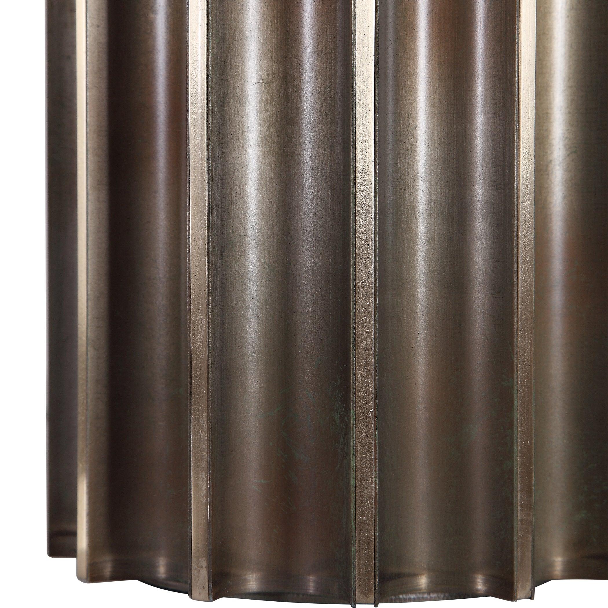 KHALIO GUN METAL TABLE LAMP - Frankwebs