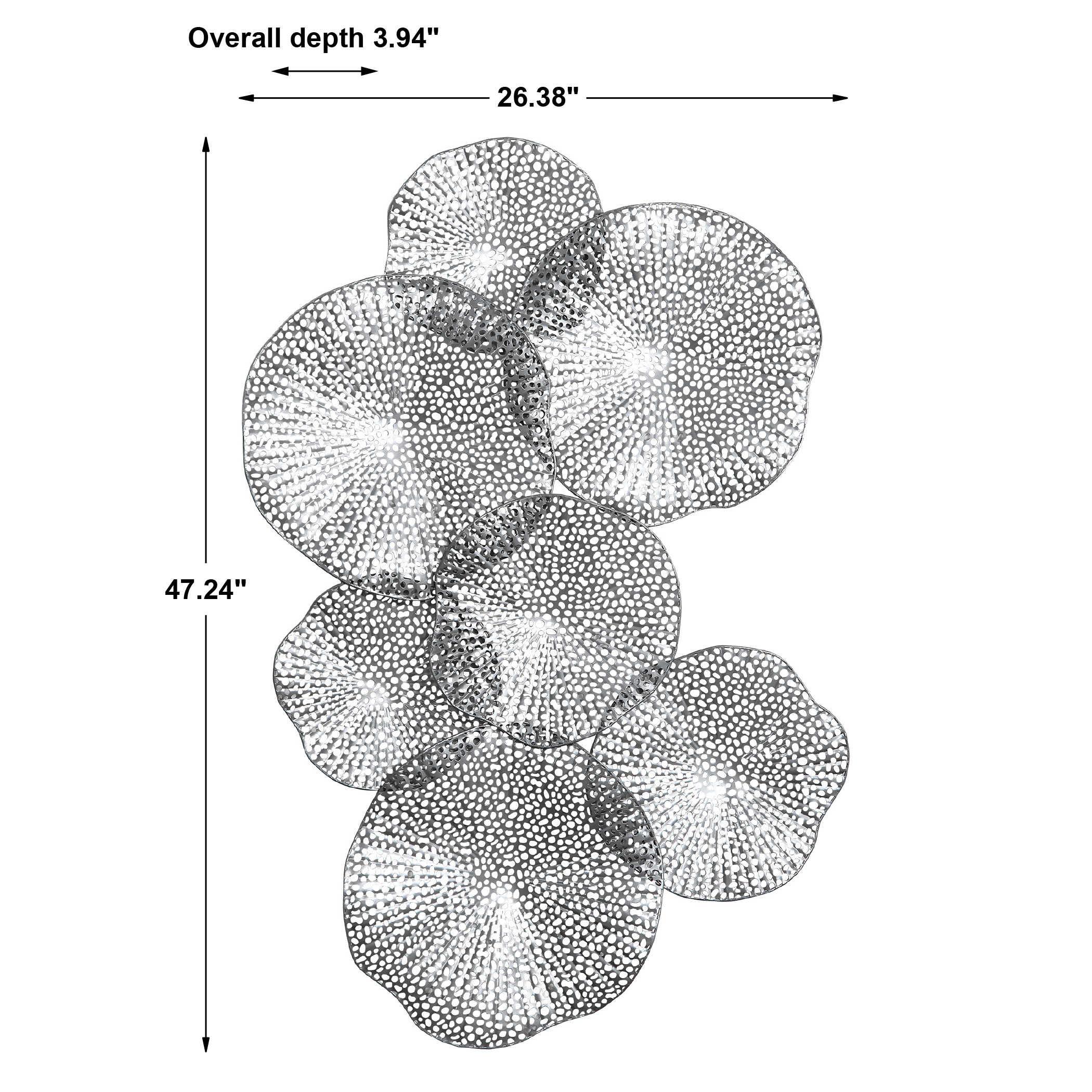 RIPLEY PEWTER METAL WALL ART - Frankwebs