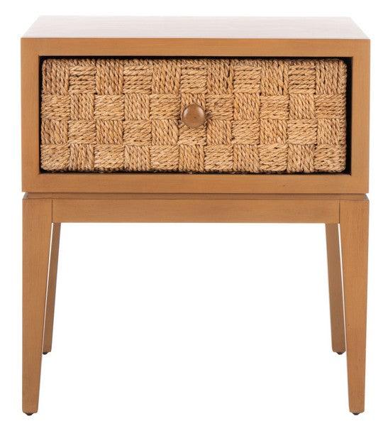 ARMAND WOVEN WOOD NIGHTSTAND - Frankwebs