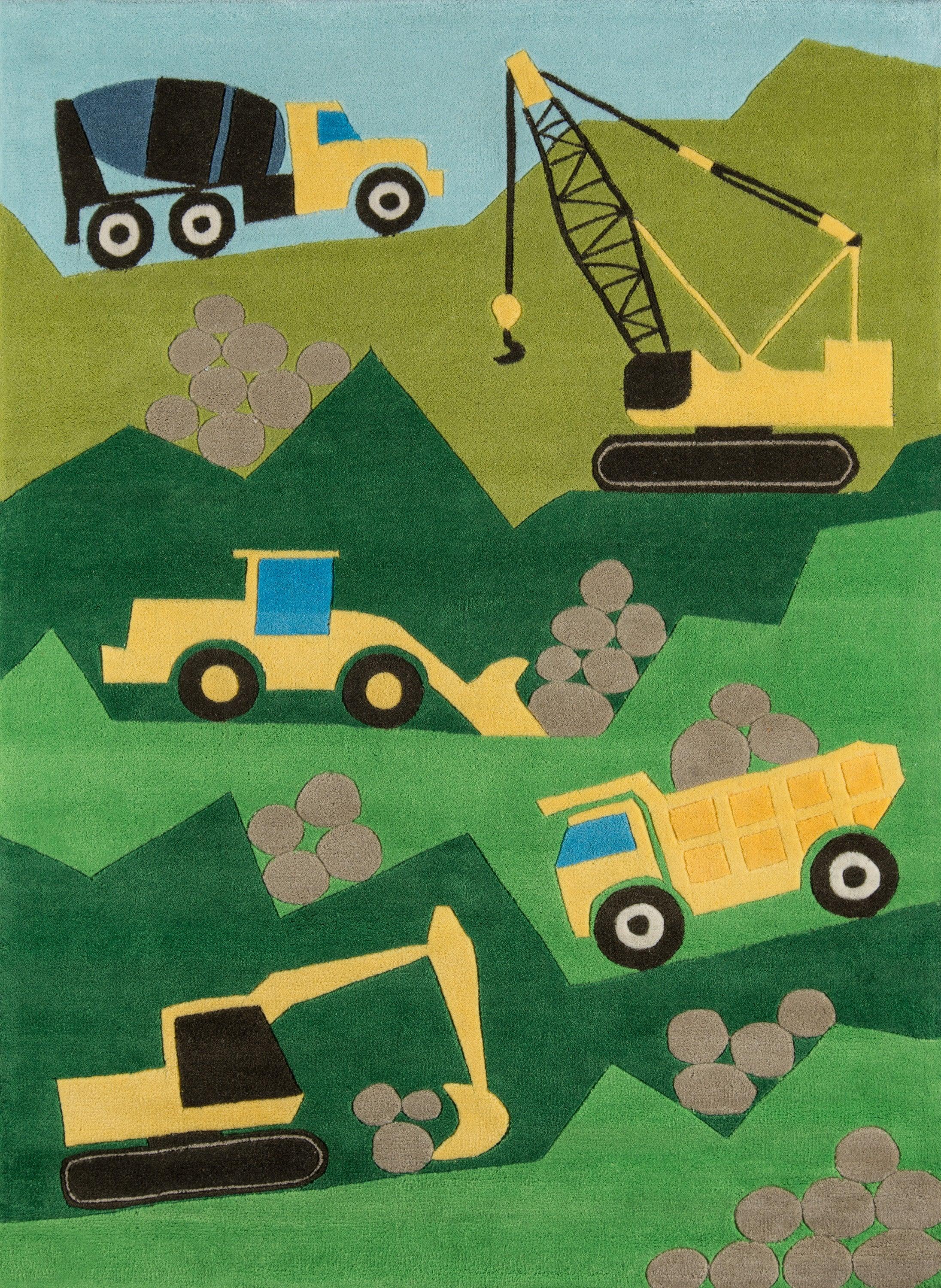 Lil Mo Whimsy Construction 24 Rug - Frankwebs