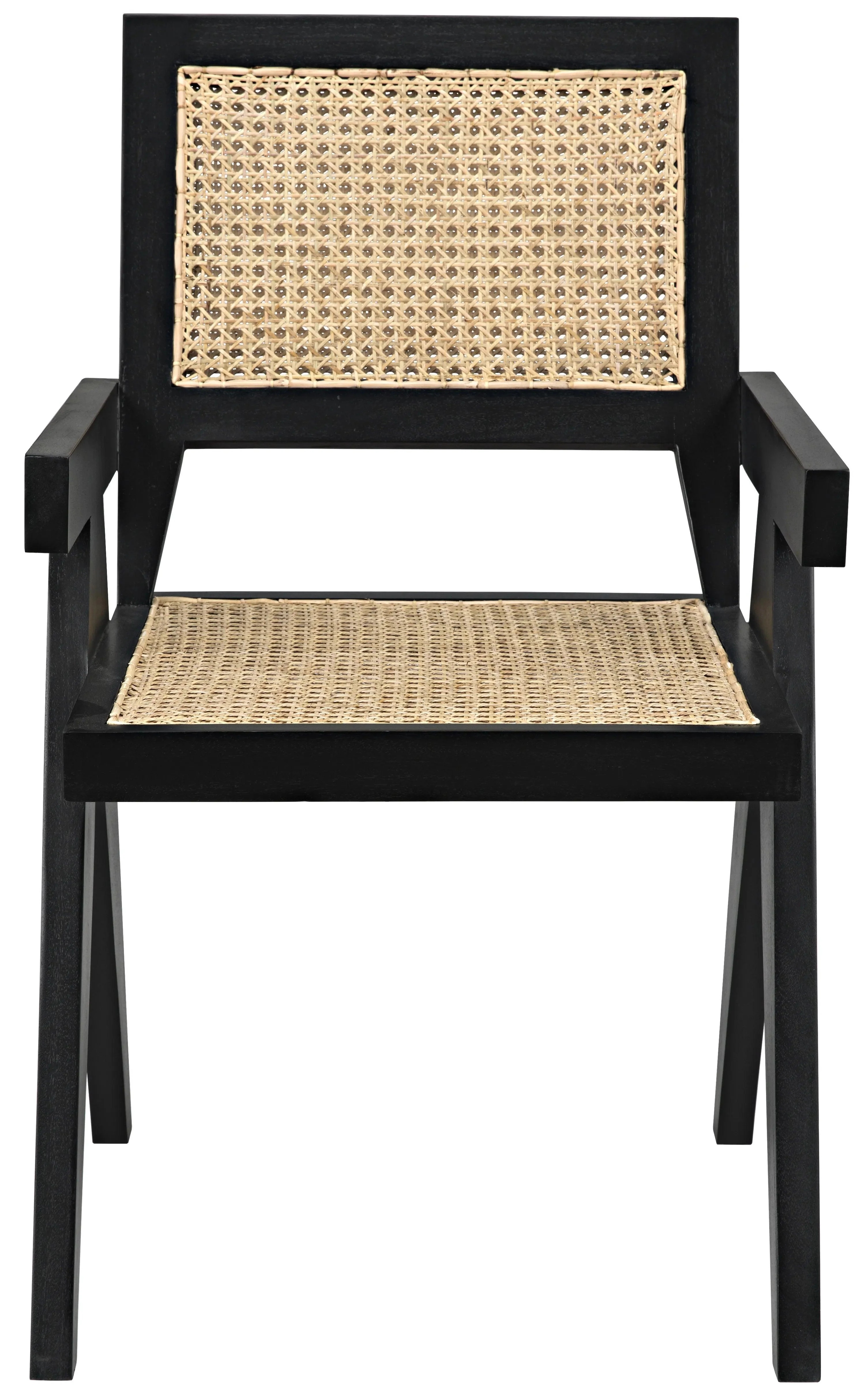 Jude Chair with Caning, Black - Frankwebs