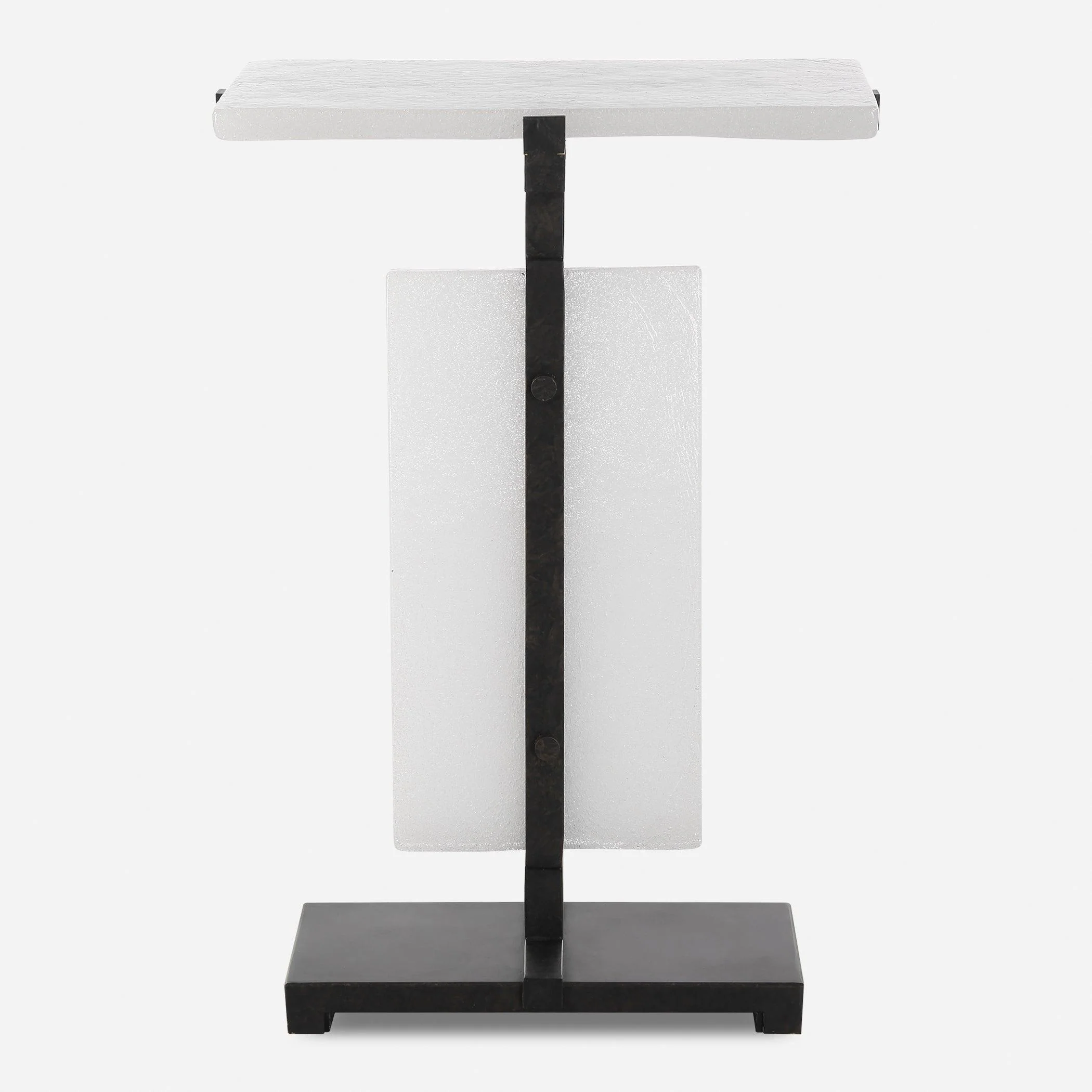 Elements Bubble Glass Accent Table - Frankwebs